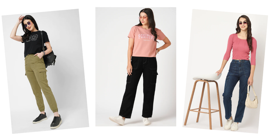 Women's tops to wear with cargo pants hotsell