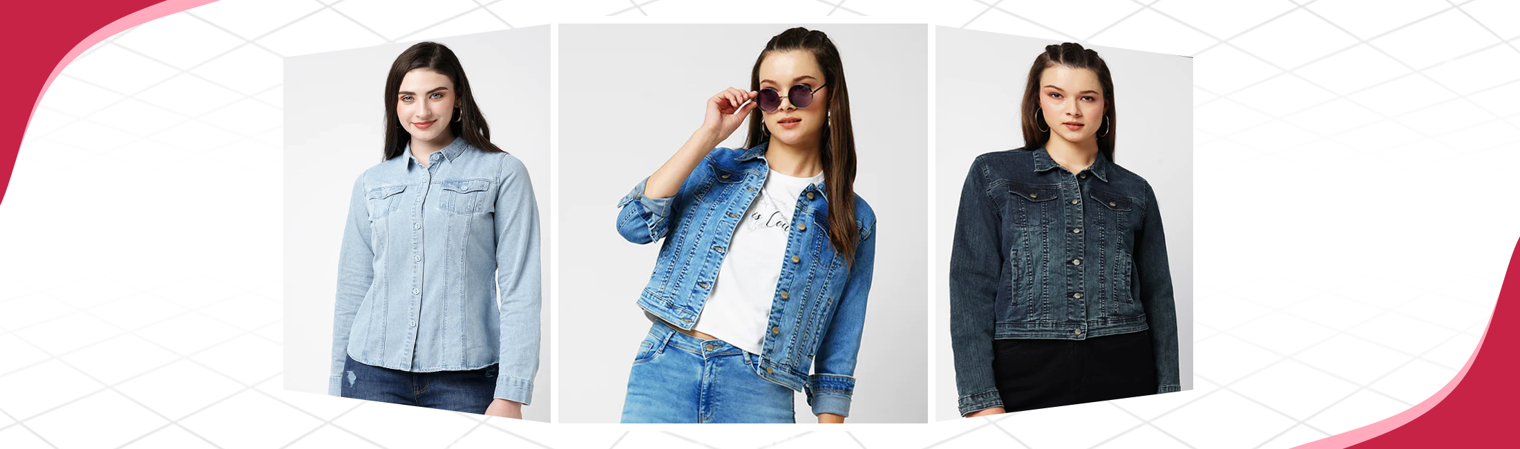 Denim jacket with jeans