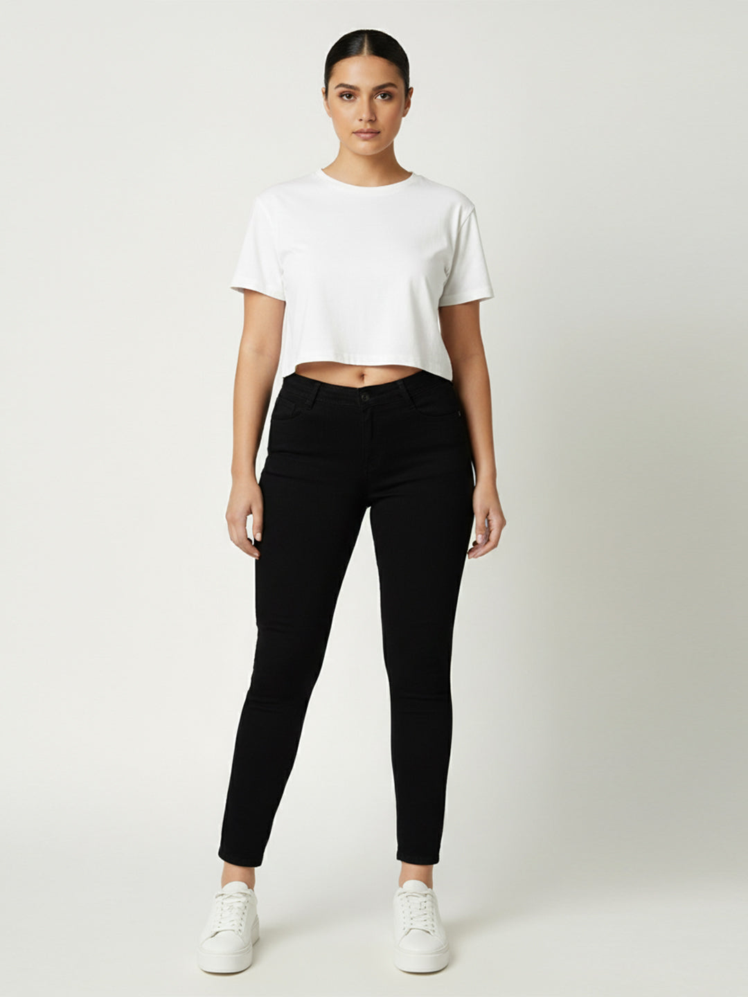 Women Mid-Rise Skinny Jeans