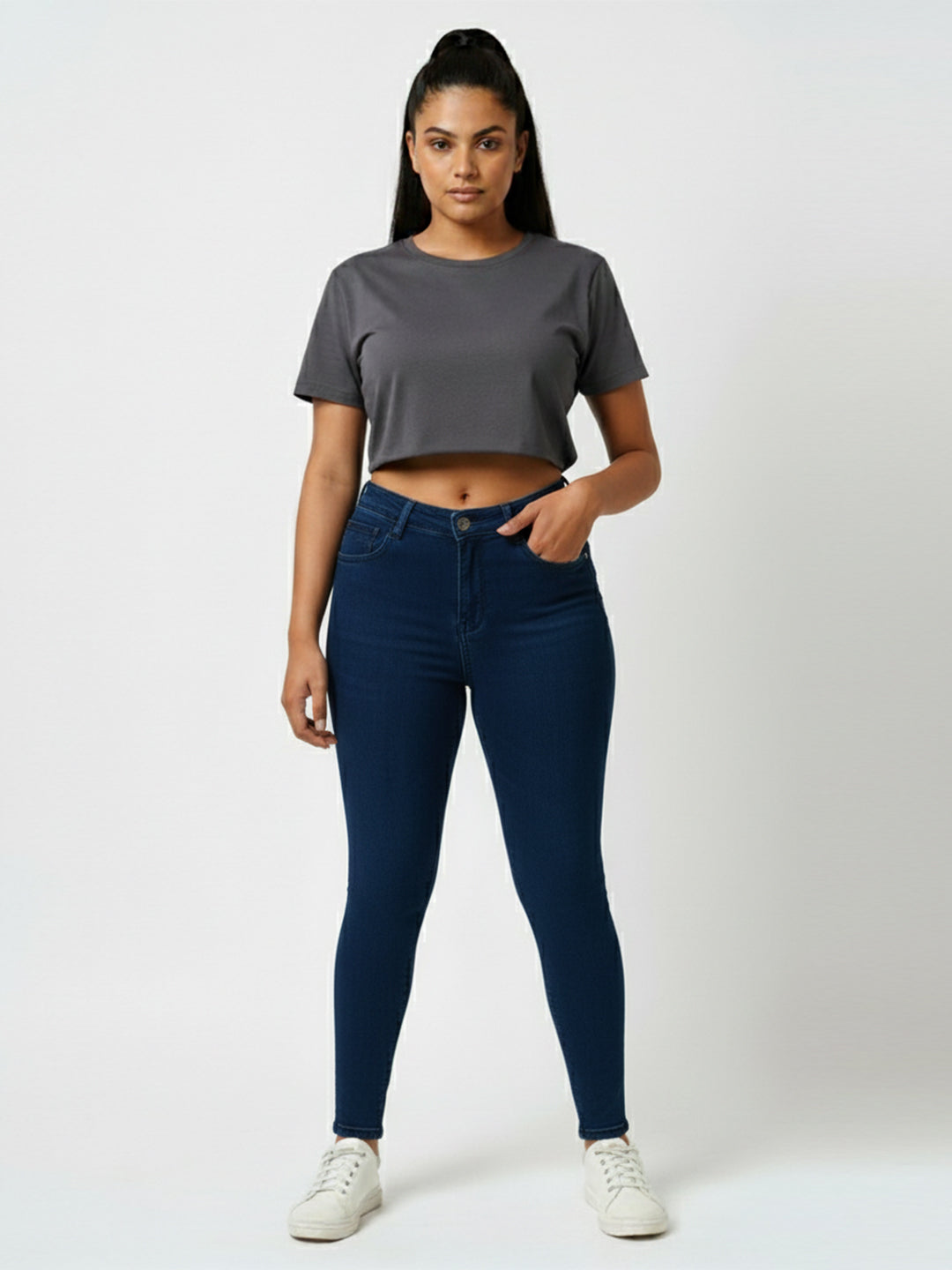 Women Mid-Rise Sculpt Fit Jeans