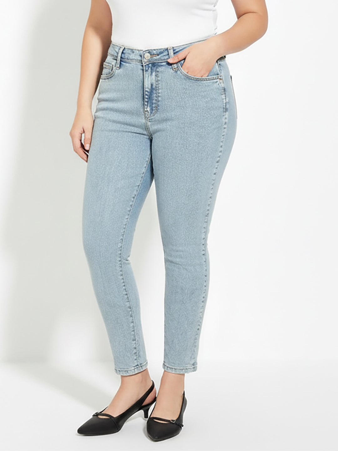 Kraus Kurve Women High-Rise Skinny Jeans