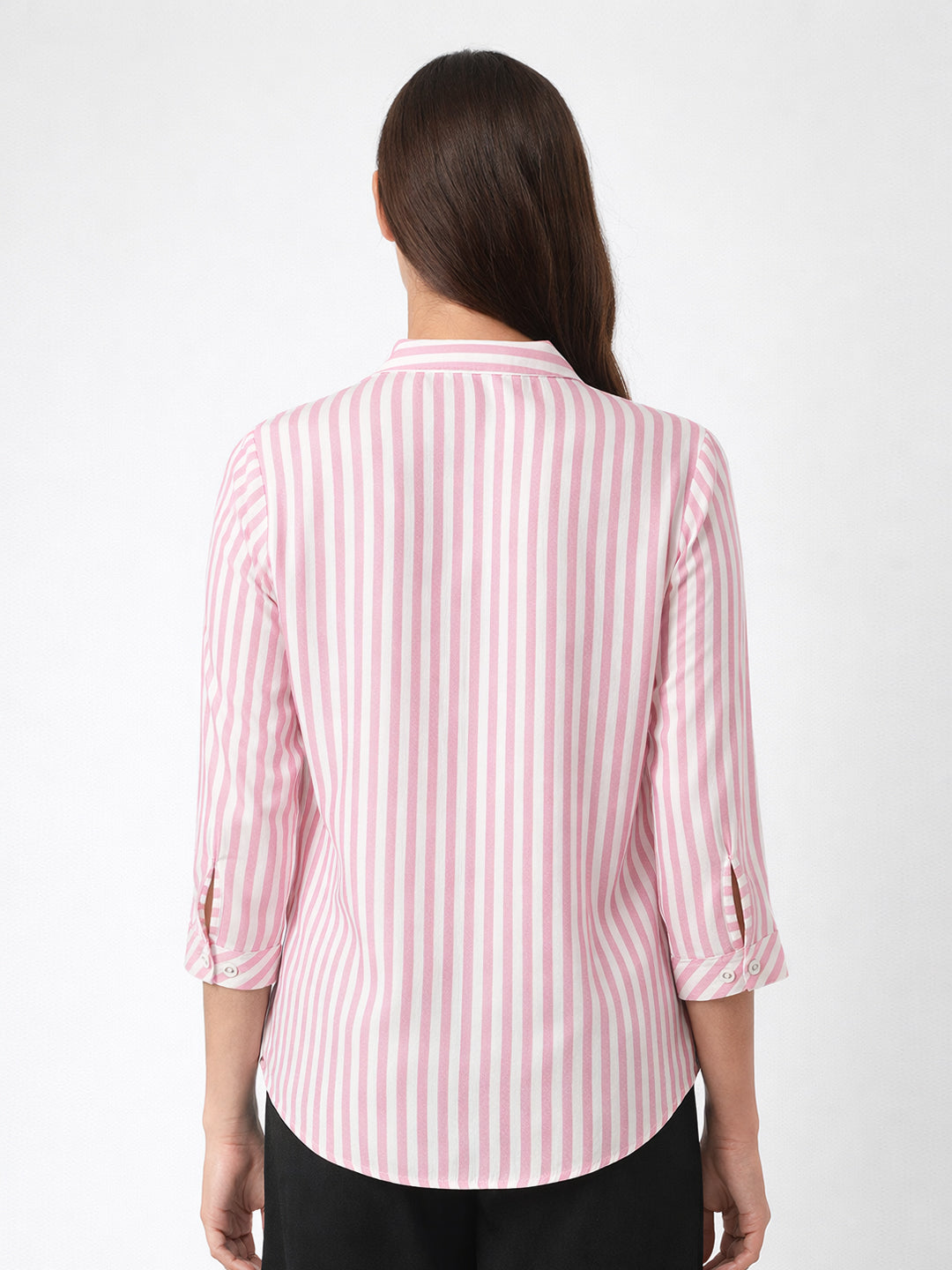 Women Pink/White Shirt
