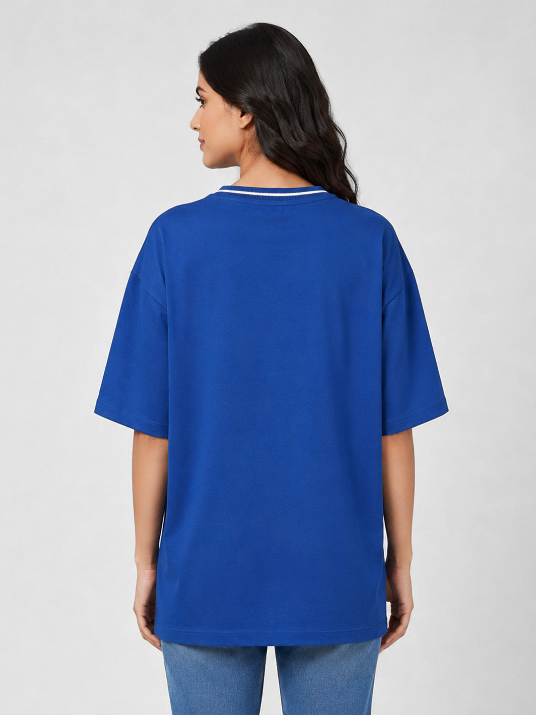Women Indigo Overshized T-Shirt