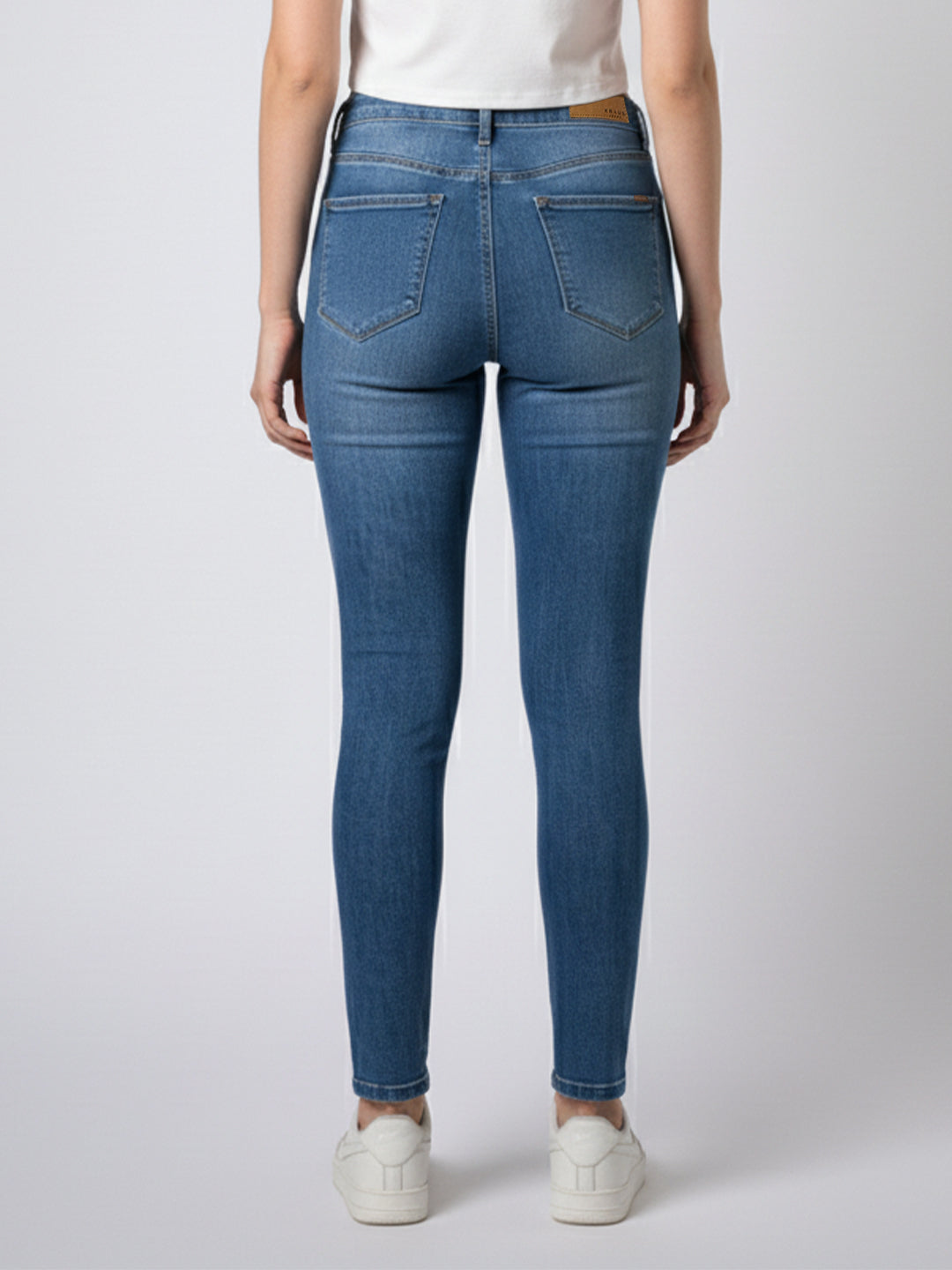 Women Blue Sky High Skinny Jeans