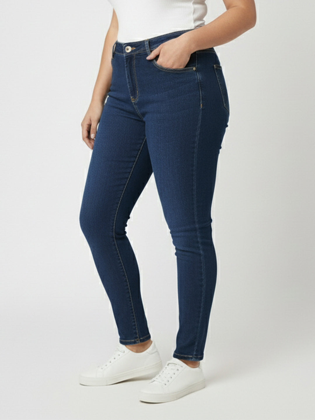 Kraus Kurve Women High-Rise Skinny Fit Jeans