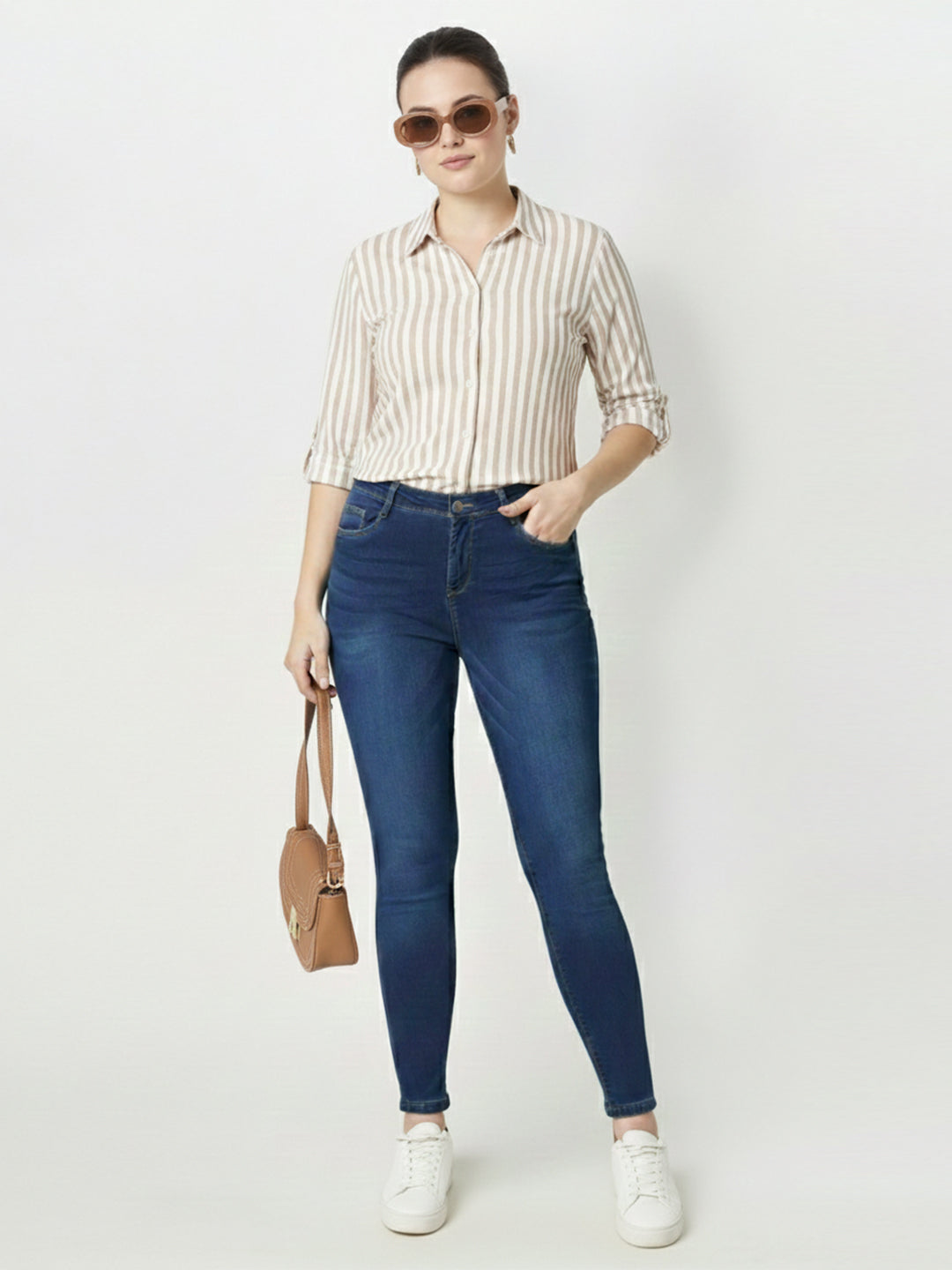 Women Mid-Rise Skinny Jeans