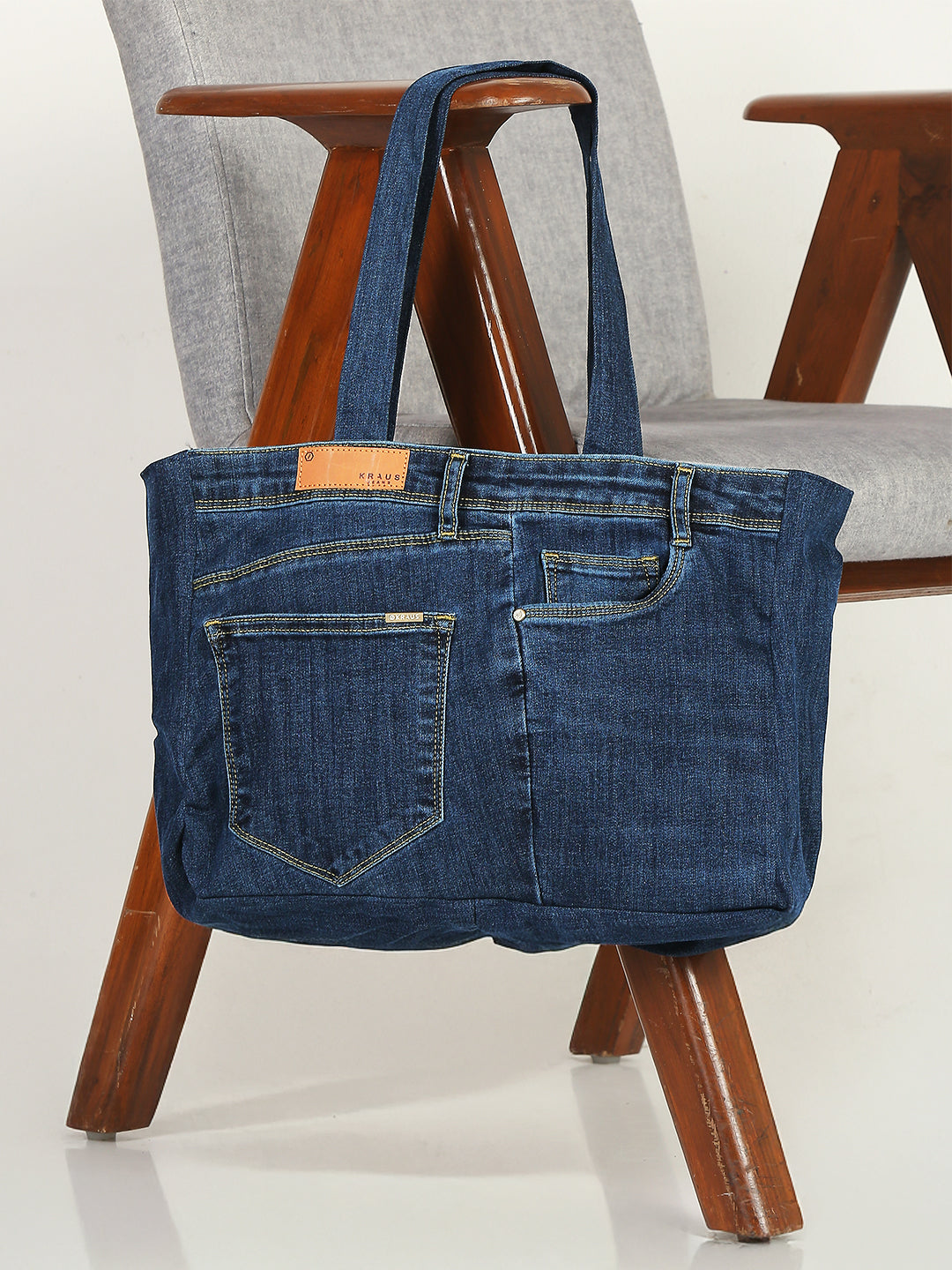Assorted Trendy Denim Tote Bag