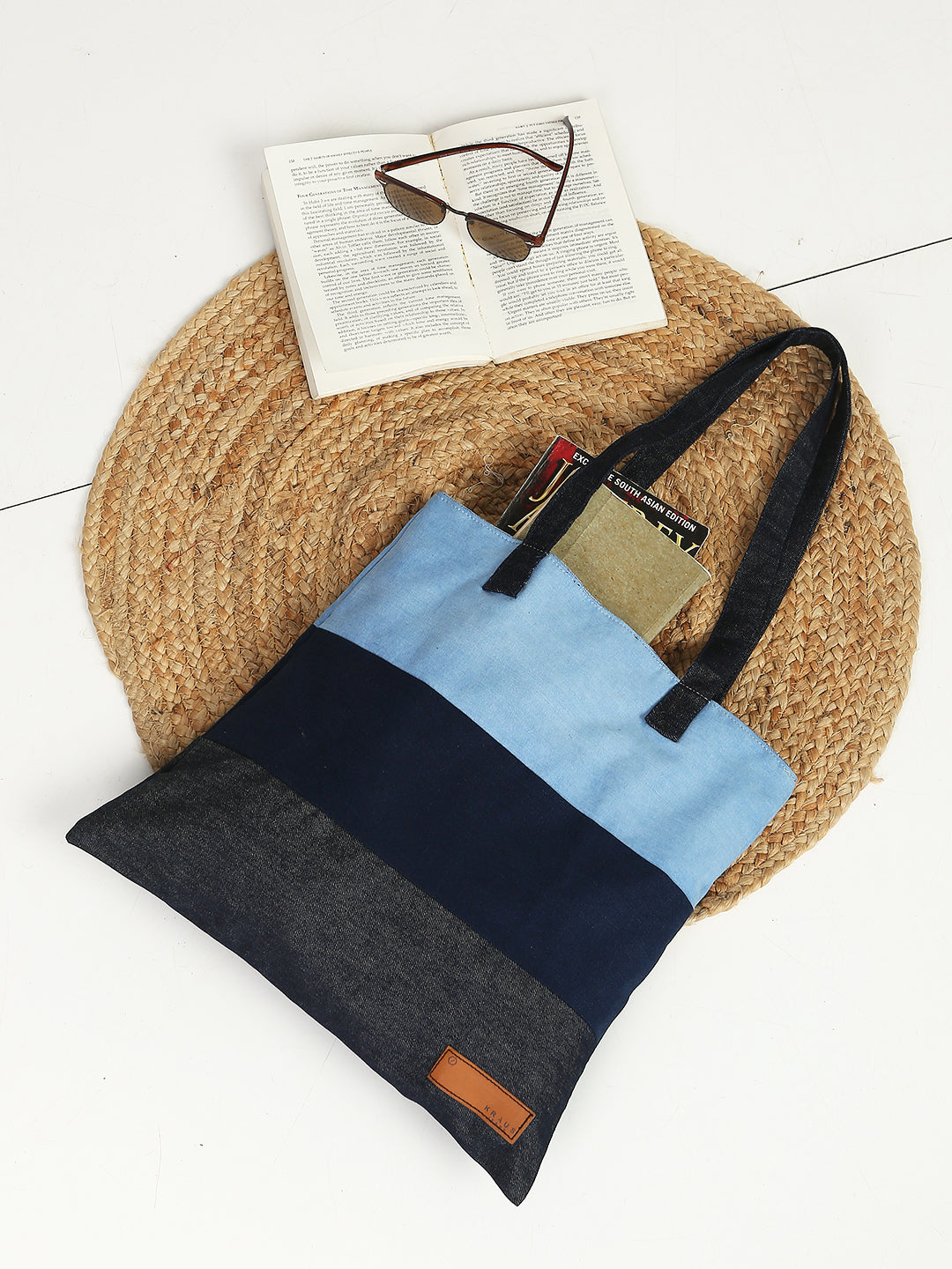 Assorted Trendy Denim Tote Bag