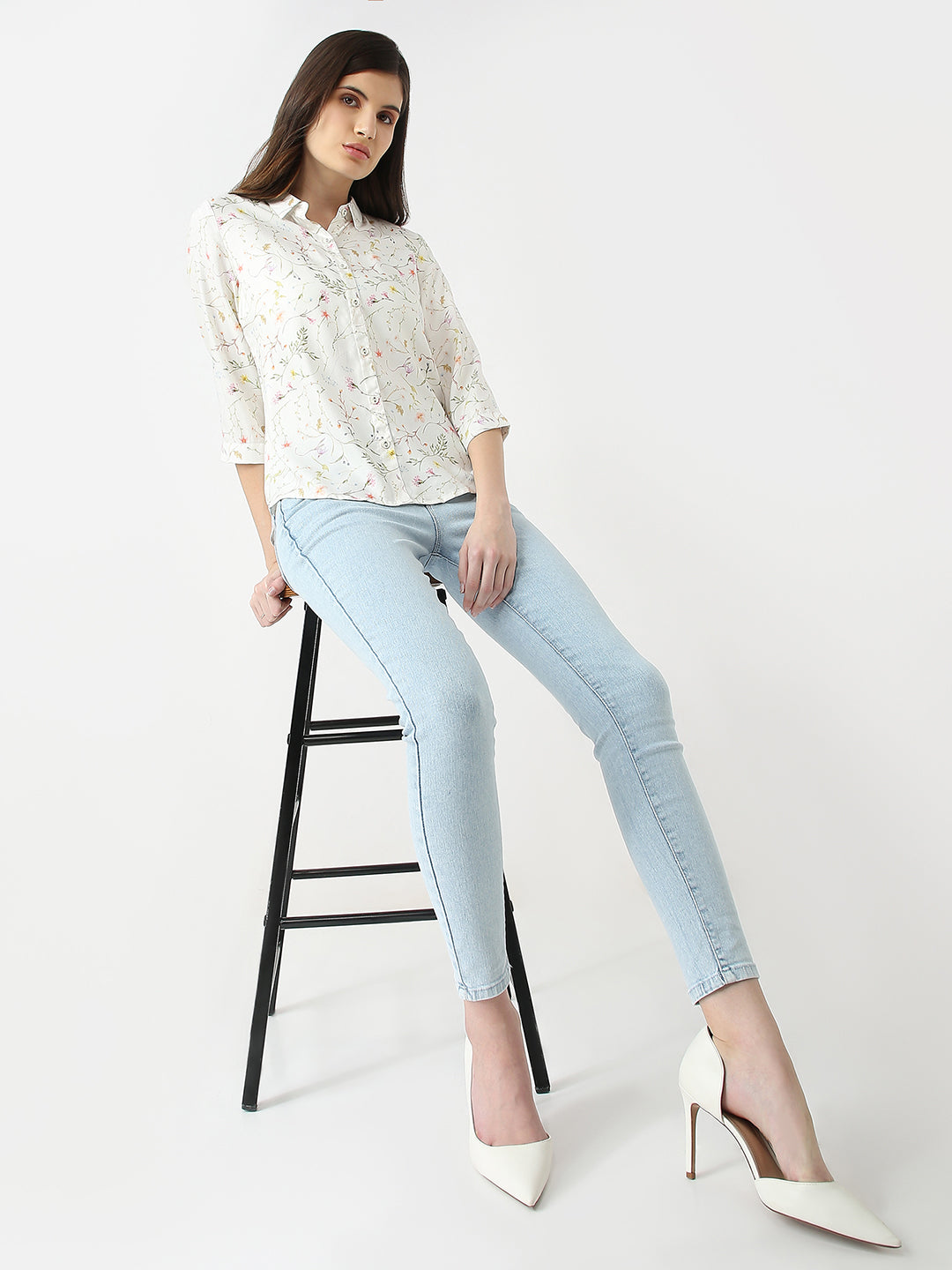 Women Floral Print Shirt