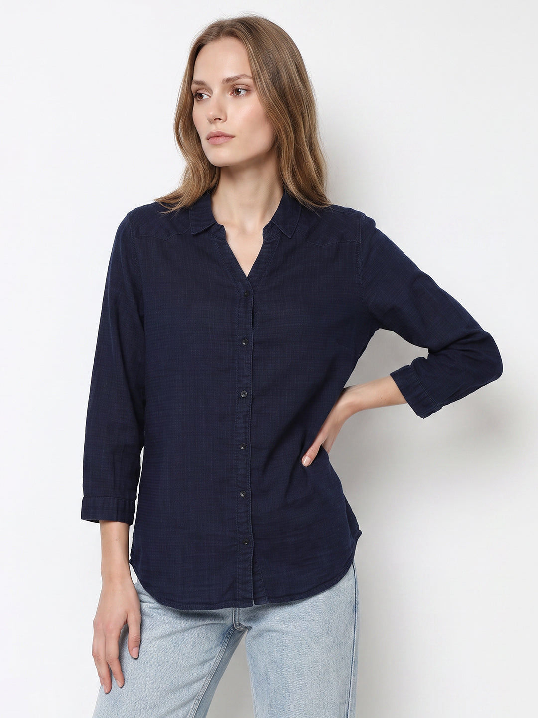 Women Indigo Shirt
