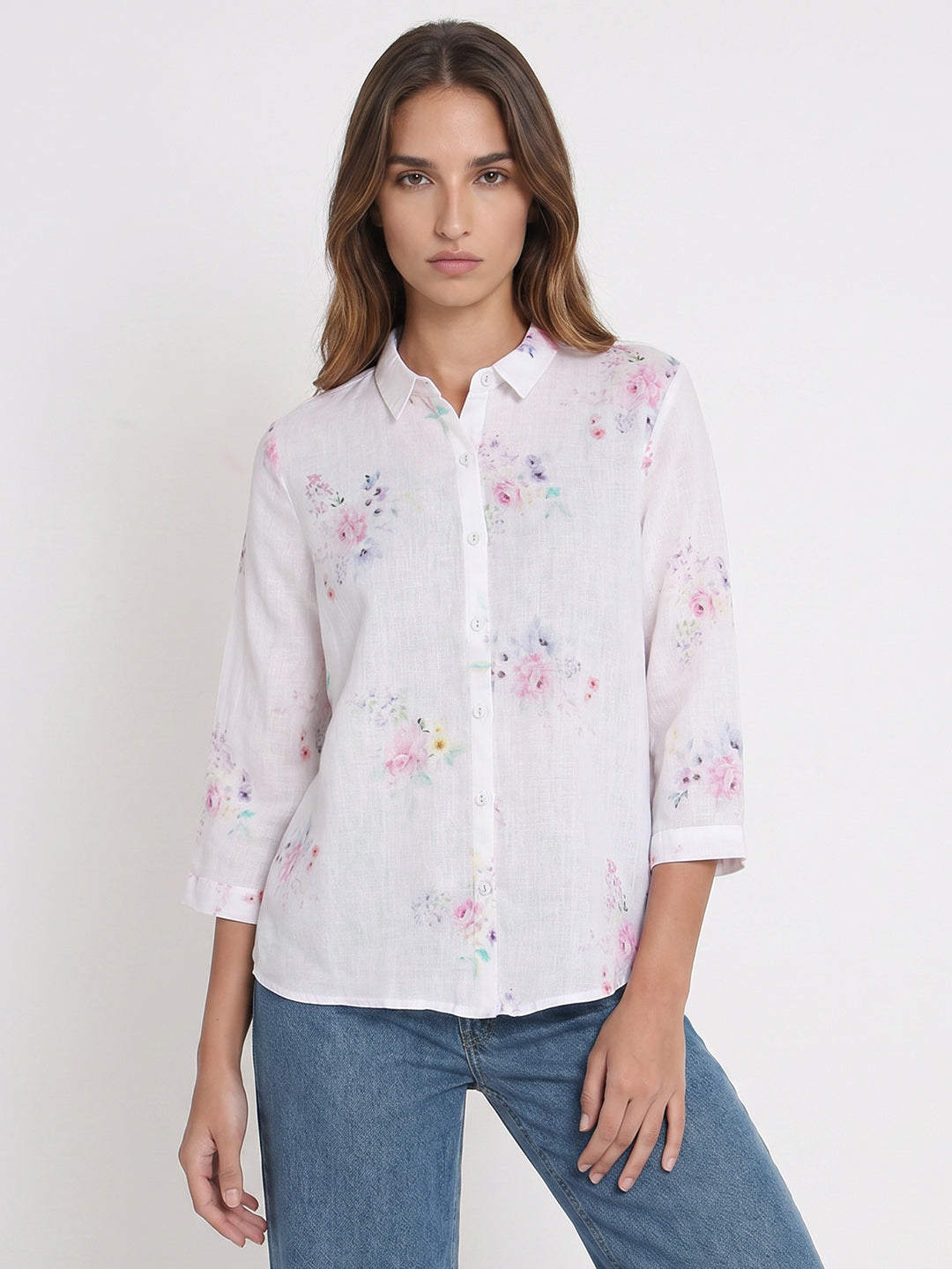 Women Floral Print Shirt