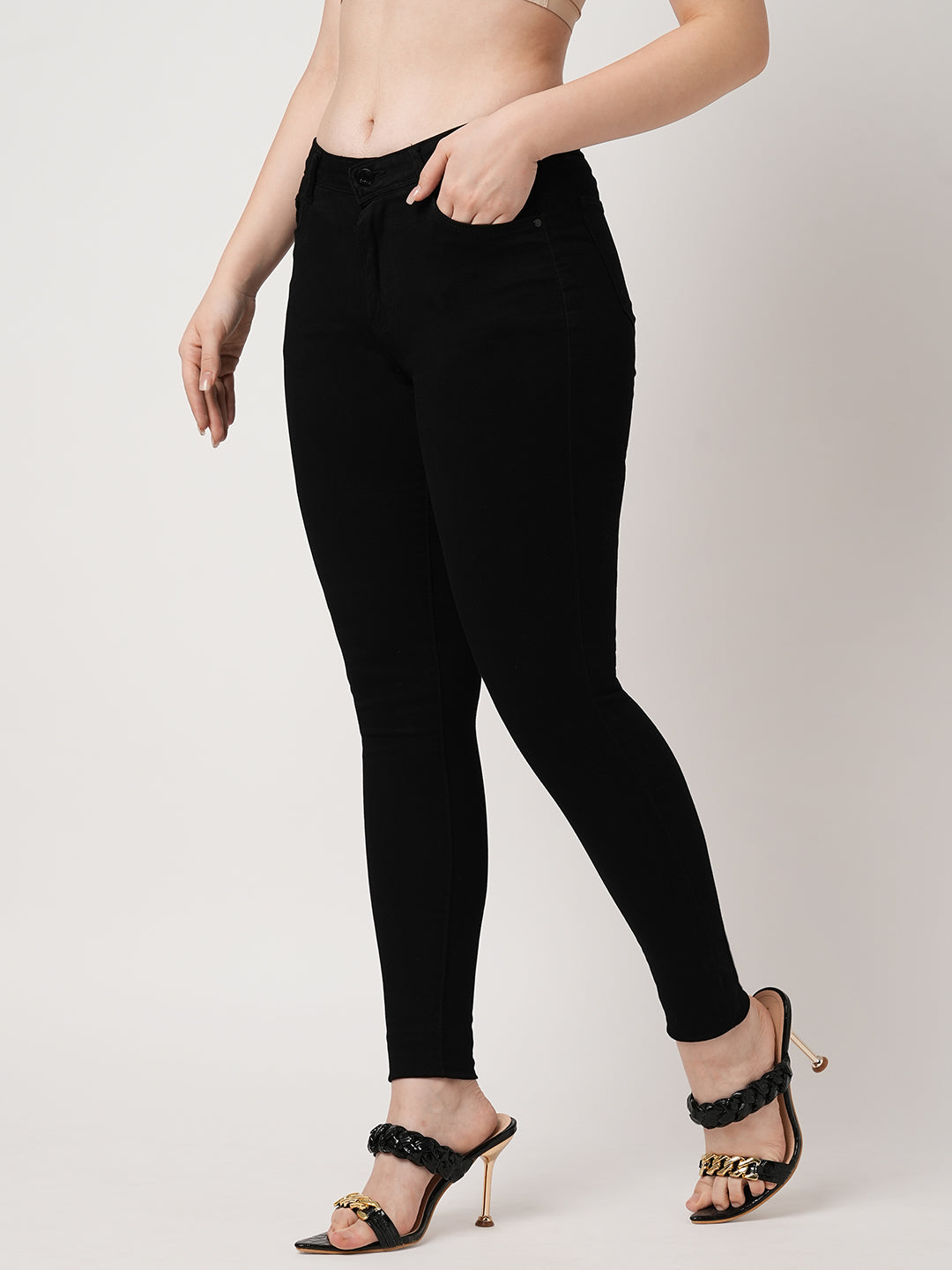 Women Mid-Rise Skinny Jeans