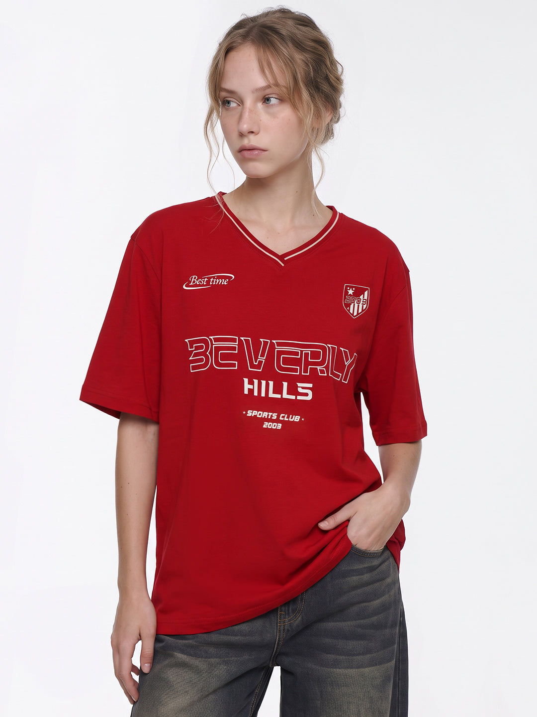 Red Oversized T-Shirt