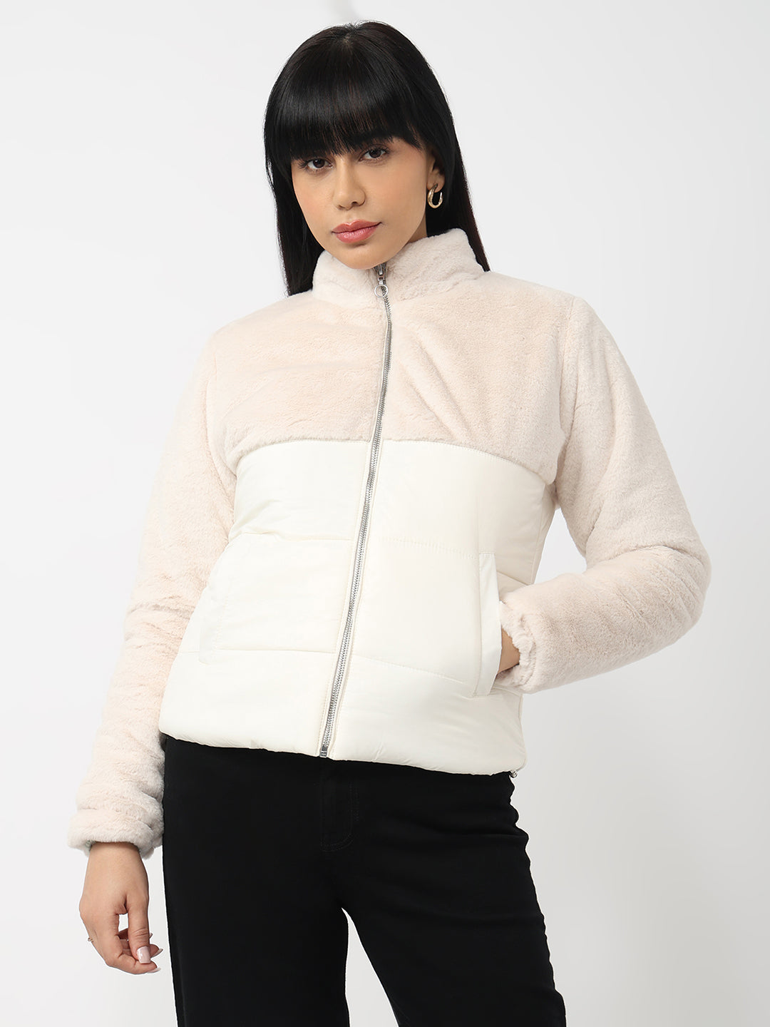 Women Ivory Winter Jacket