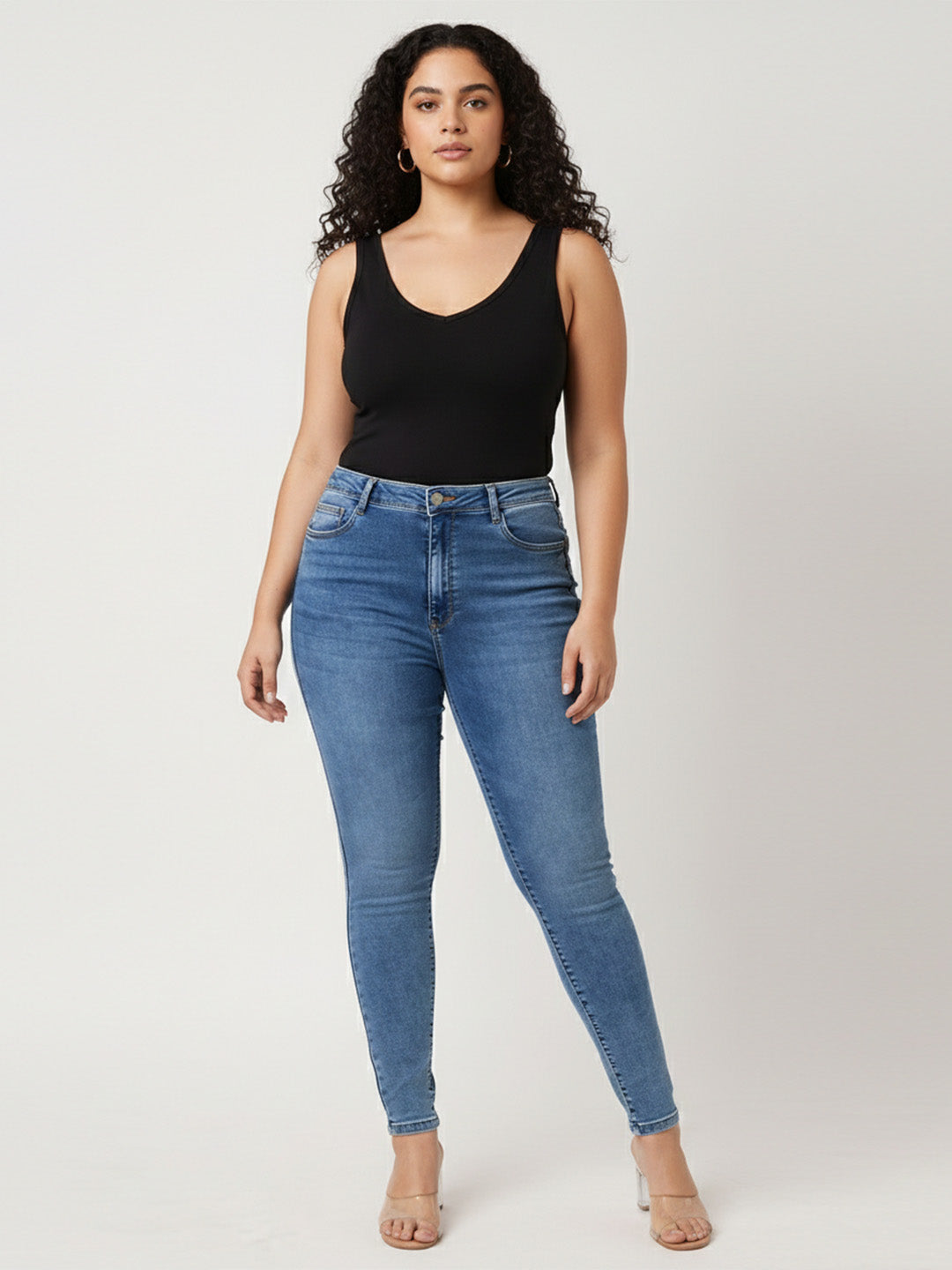 Women Blue Sky High-Rise Skinny Jeans