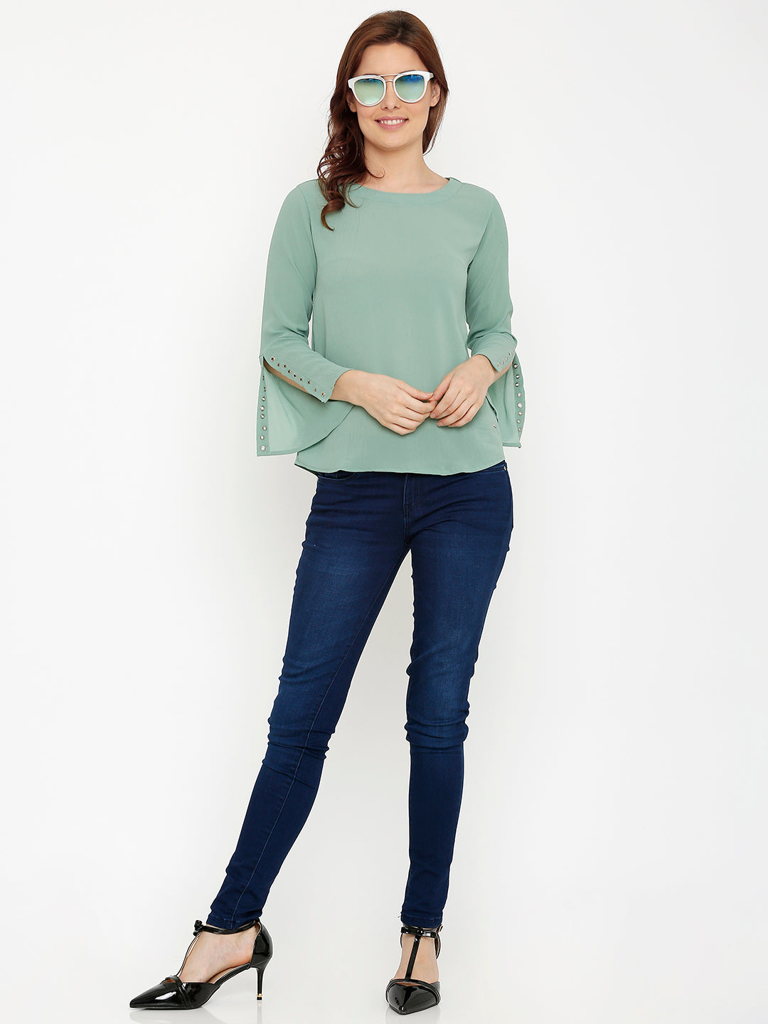 Women Ink Blue High-Rise Skinny Jeans