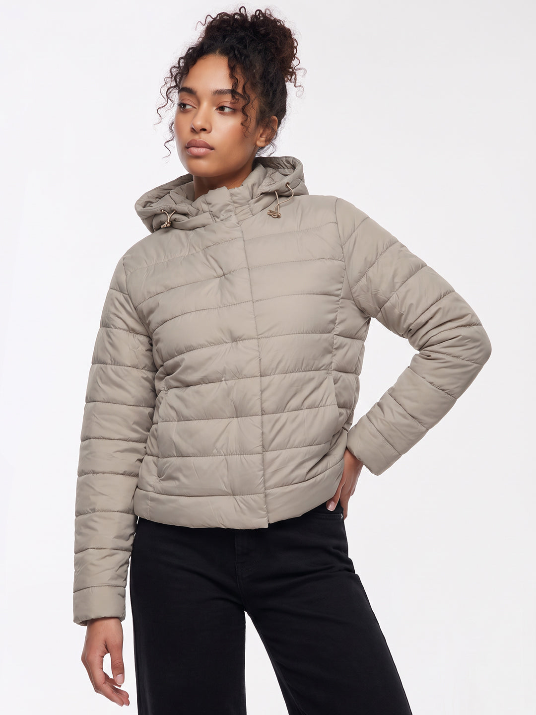 Champagne Winter Puffer Jacket