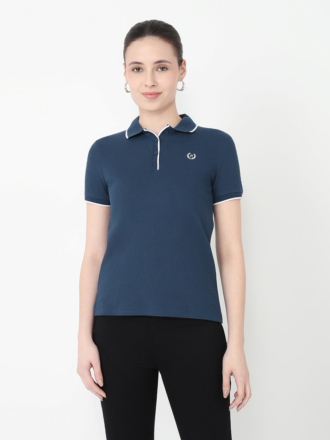Women Airforce Slim Fit Polo T-Shirt