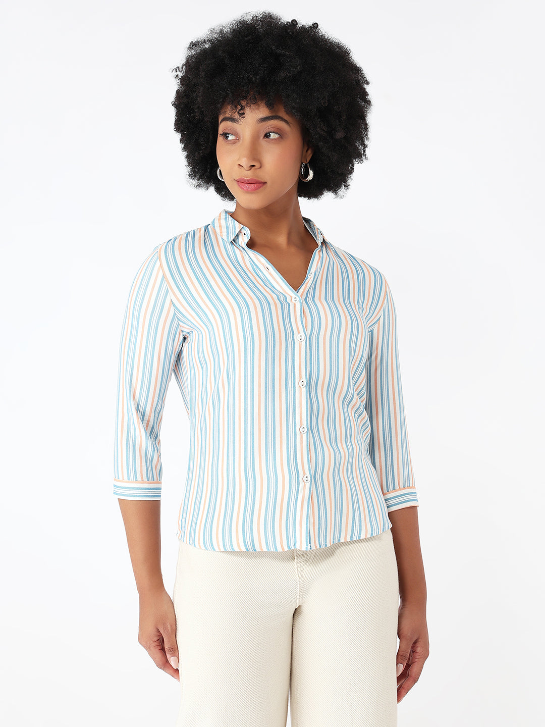 Women Multi Slim Fit Shirt