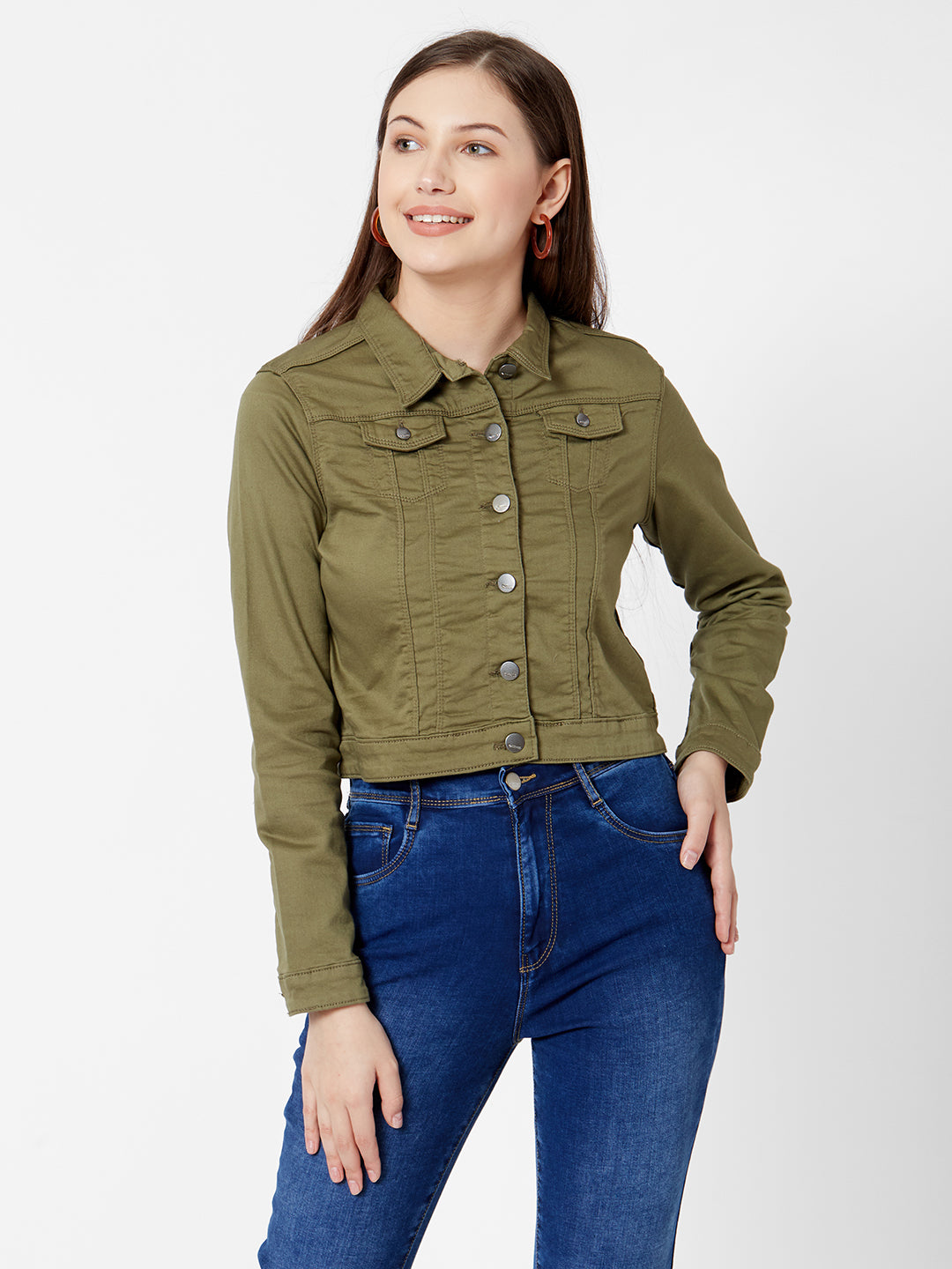 Women Light Olive Jacket