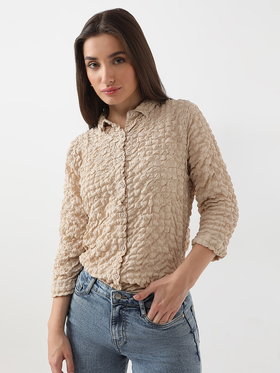 Women Solid Shirt