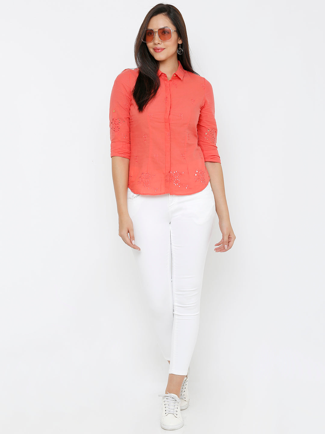 Women White High-Rise Skinny Jeans