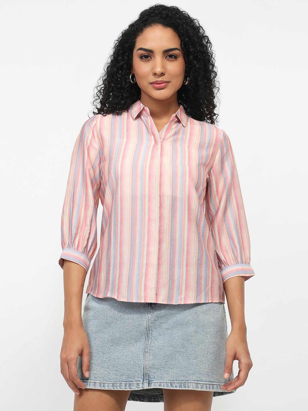 Women Multi Striped Shirt