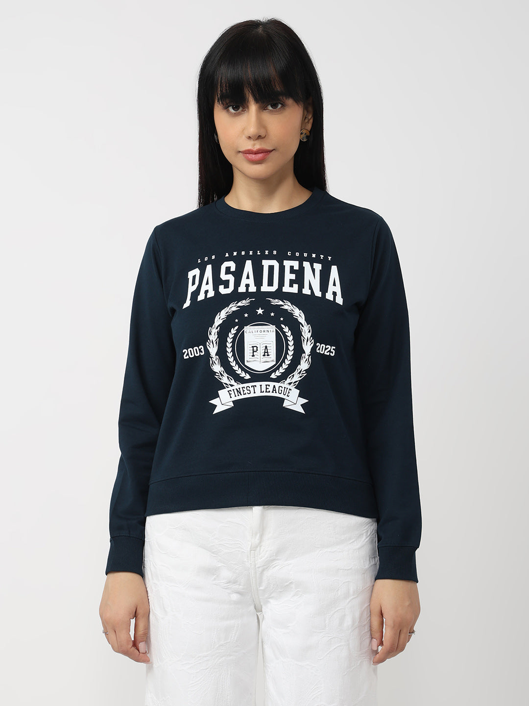 Women Airforce Slim Fit Sweatshirt