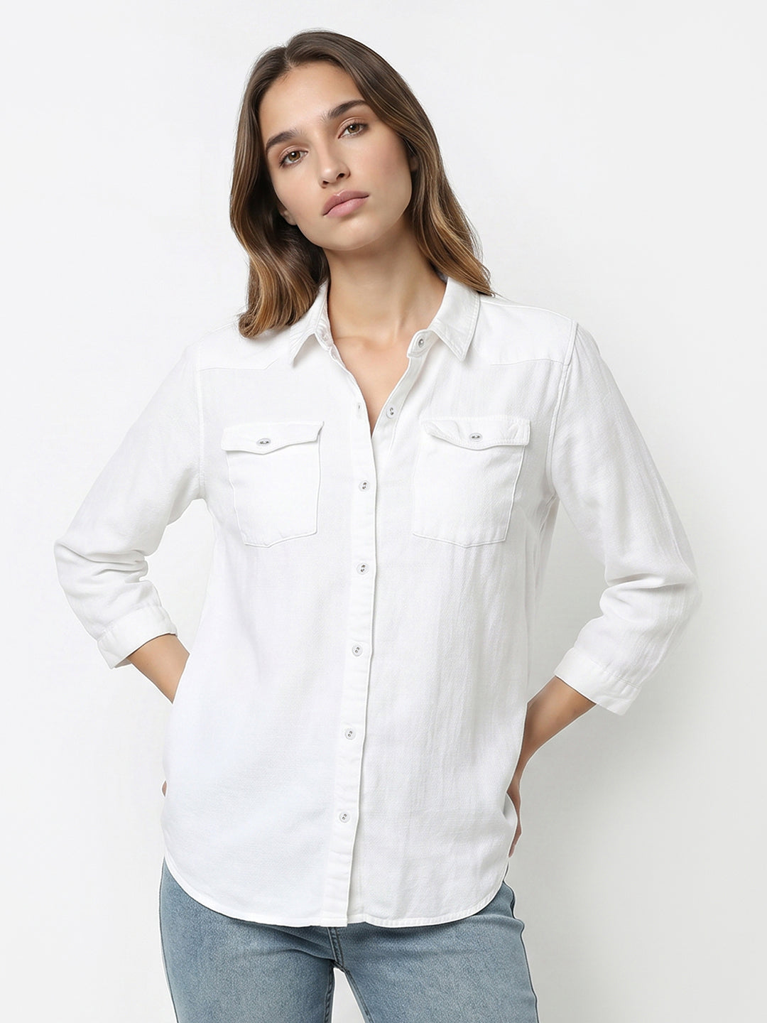 Women White Shirt