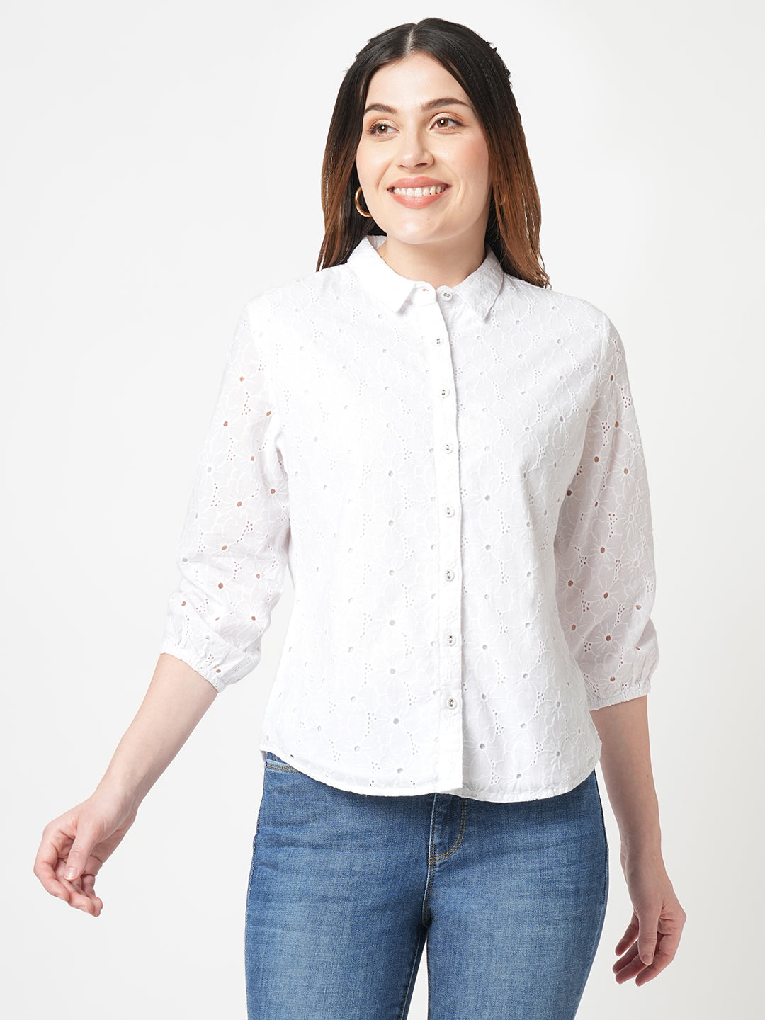 Women Schiffli Shirt