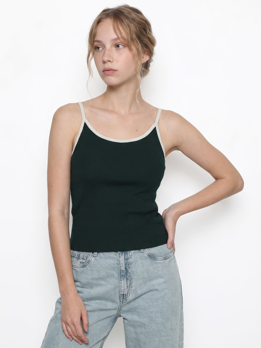 Bottle Green Cami Top