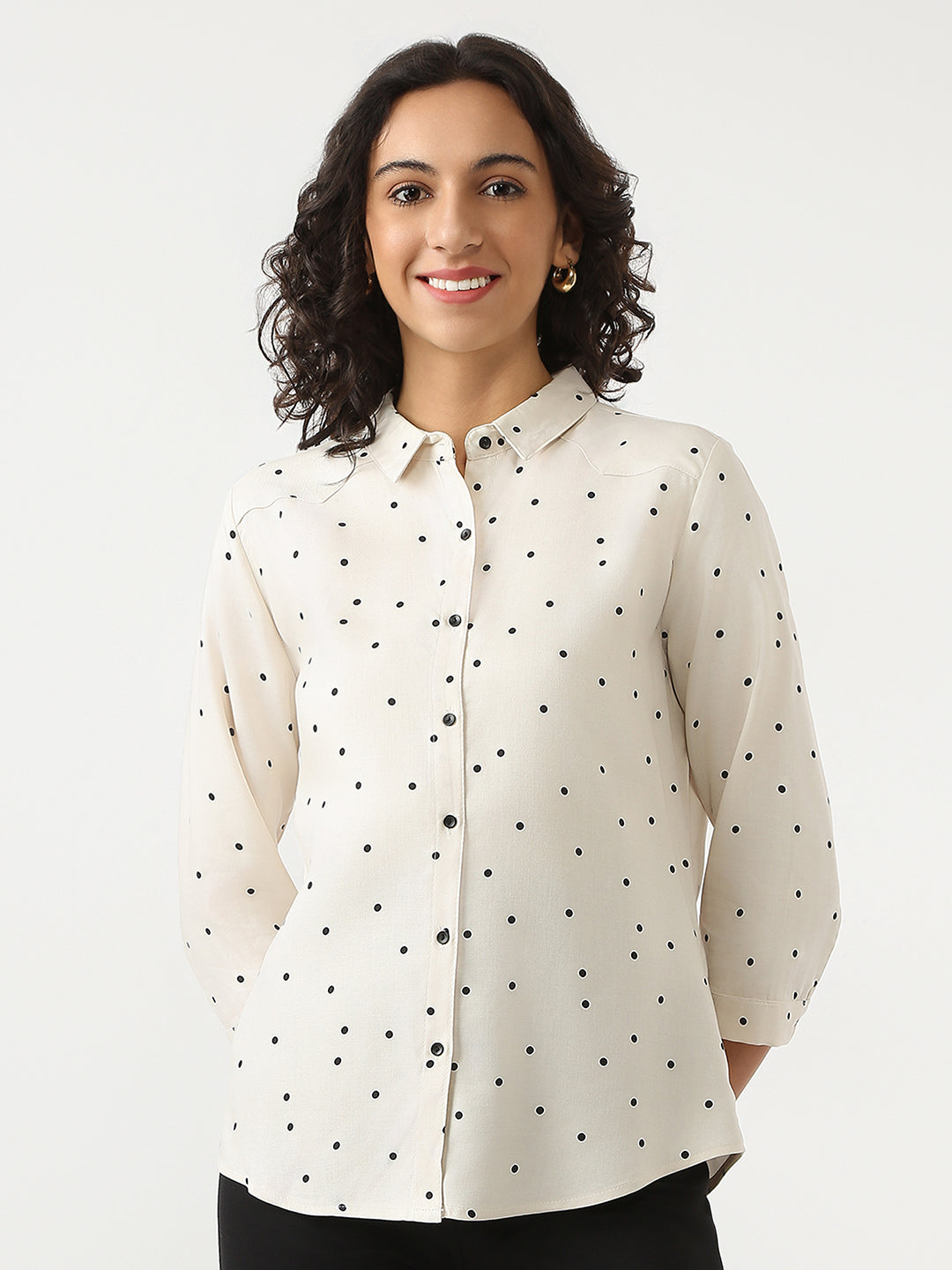 Women Chalk Printed Shirt