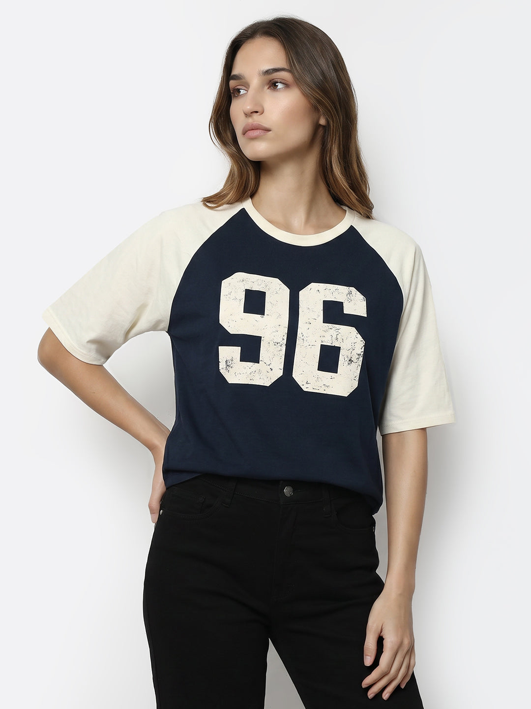 Women Airforce/Ivory Crop Tees
