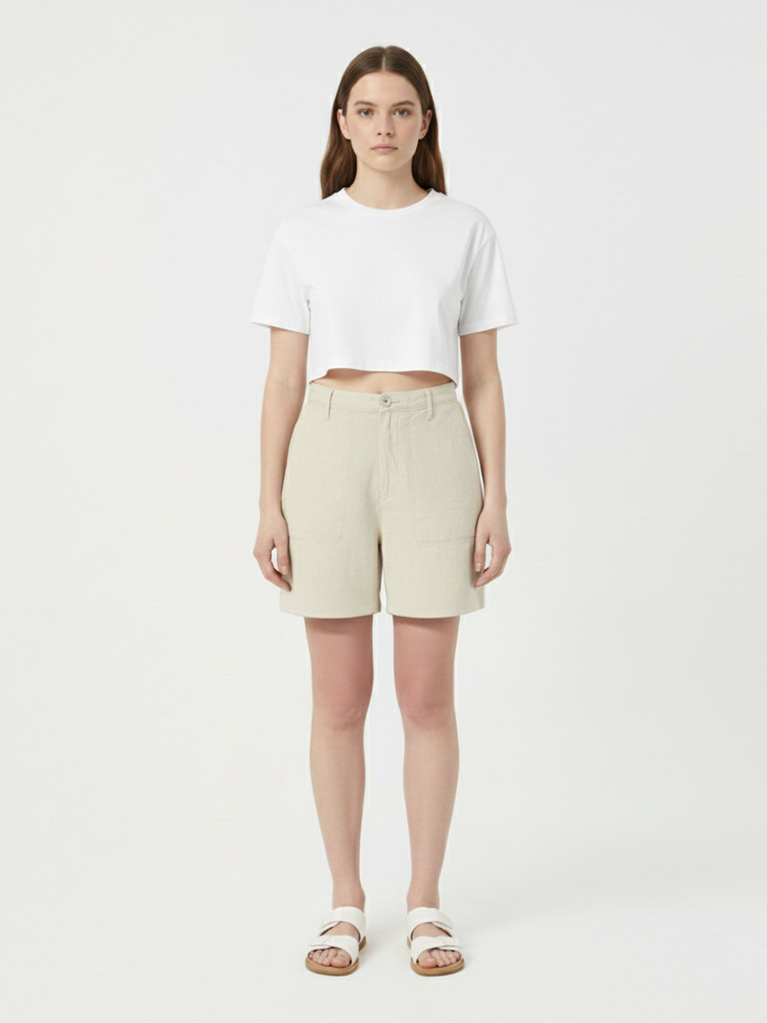 Women Light Natural Shorts