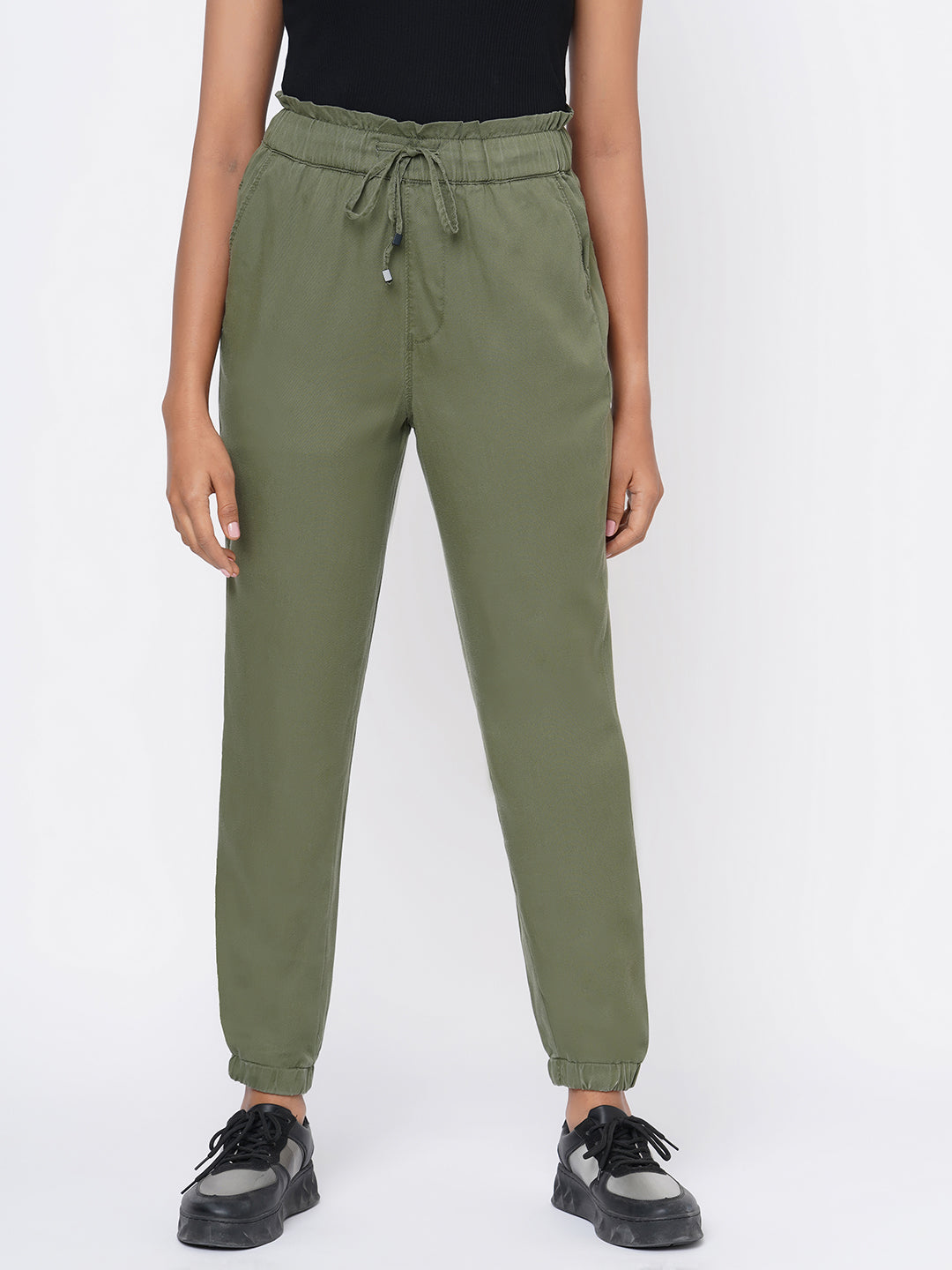 Women High-Rise Comfort Fit Joggers