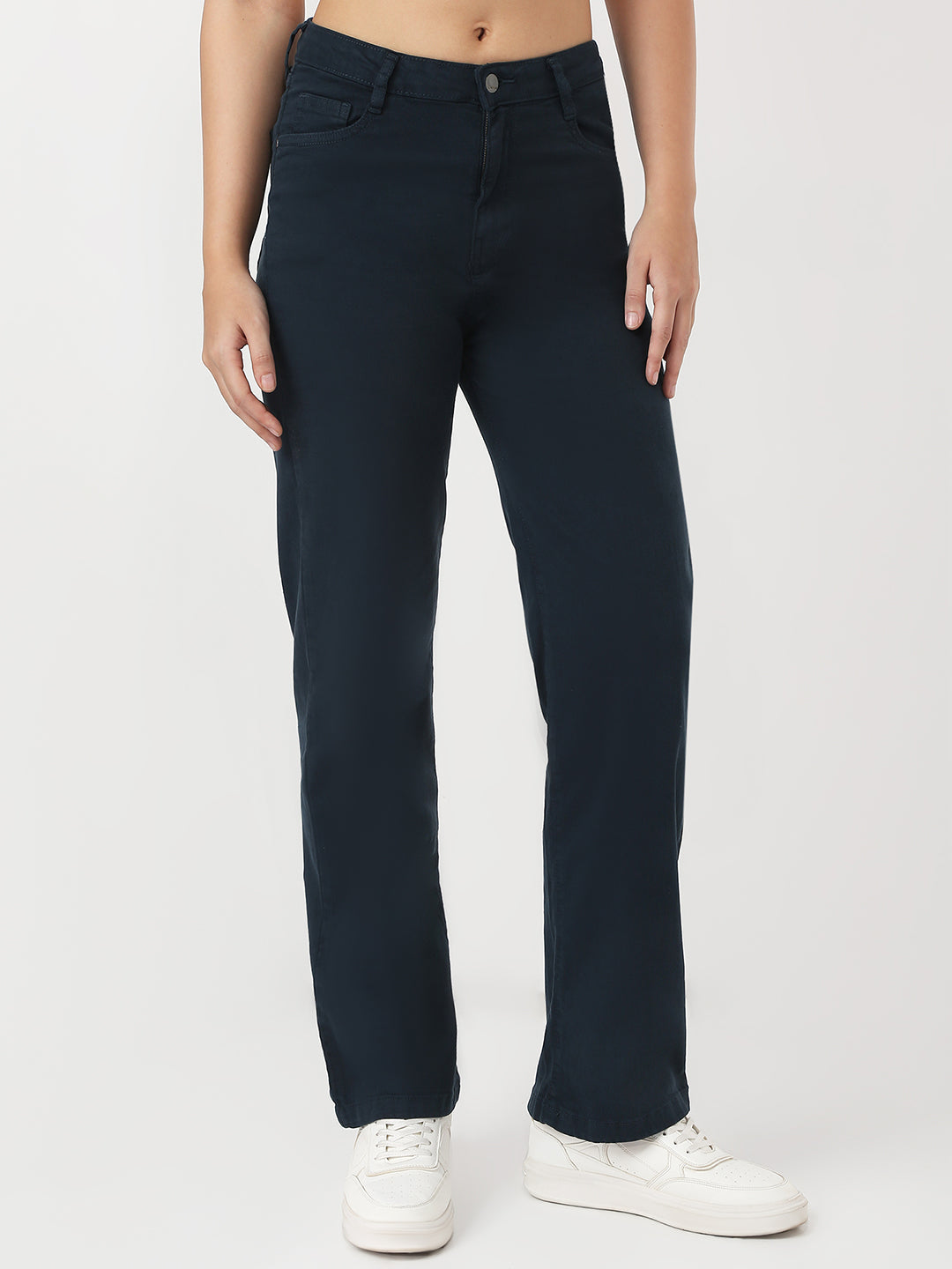 Women Airforce Loose Straight Jeans