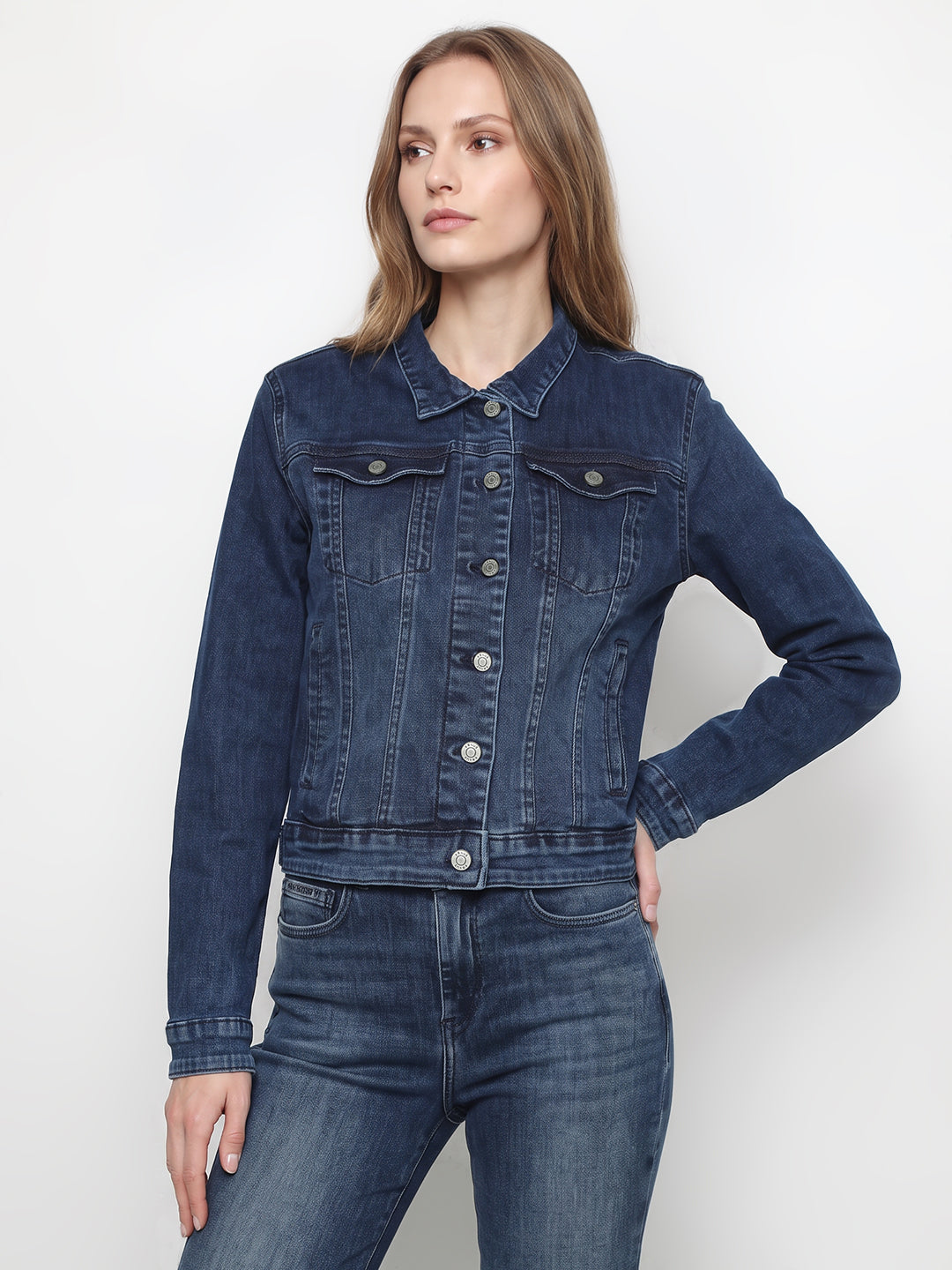 Women Dark Blue Jacket