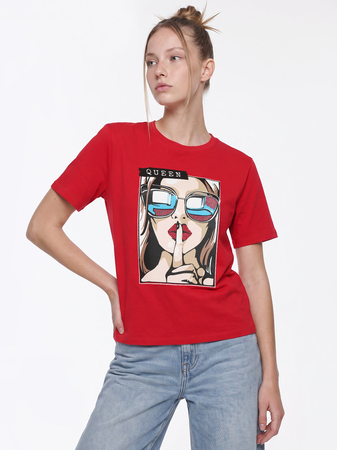 Red Graphic Tees