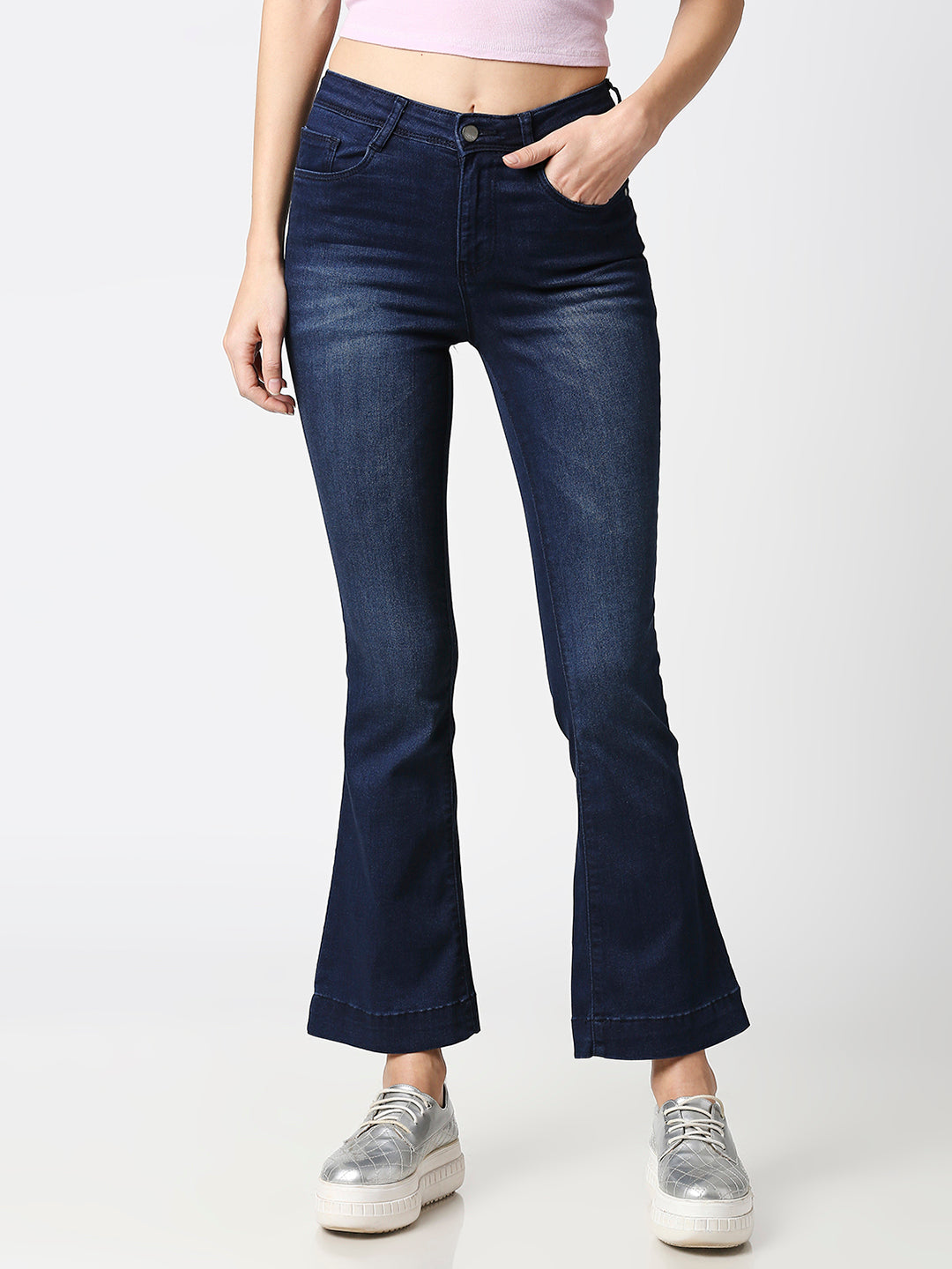 Women High-Rise Flare Jeans