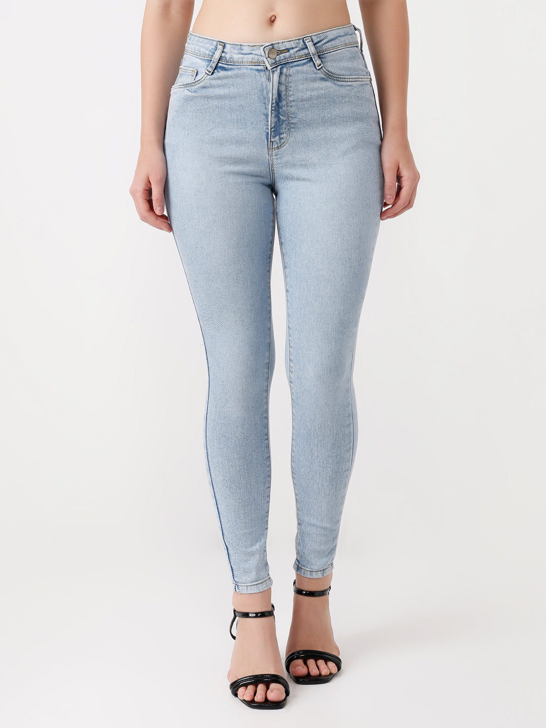 Women Blue Sky High Skinny Jeans