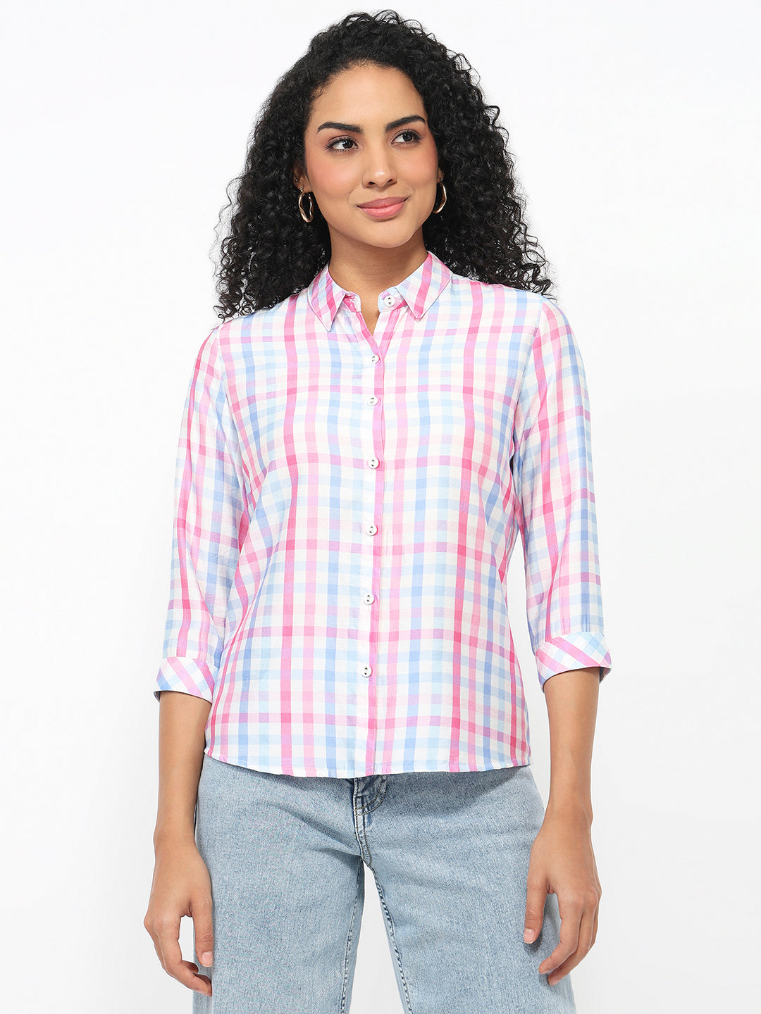 Women Multi Checked Shirt