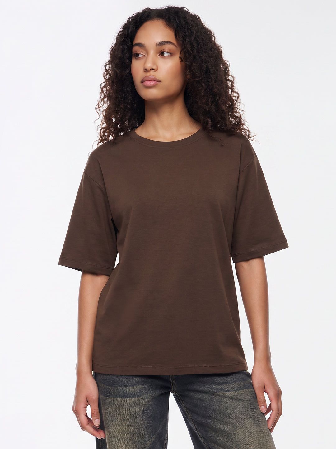 Brown Oversized T-Shirt