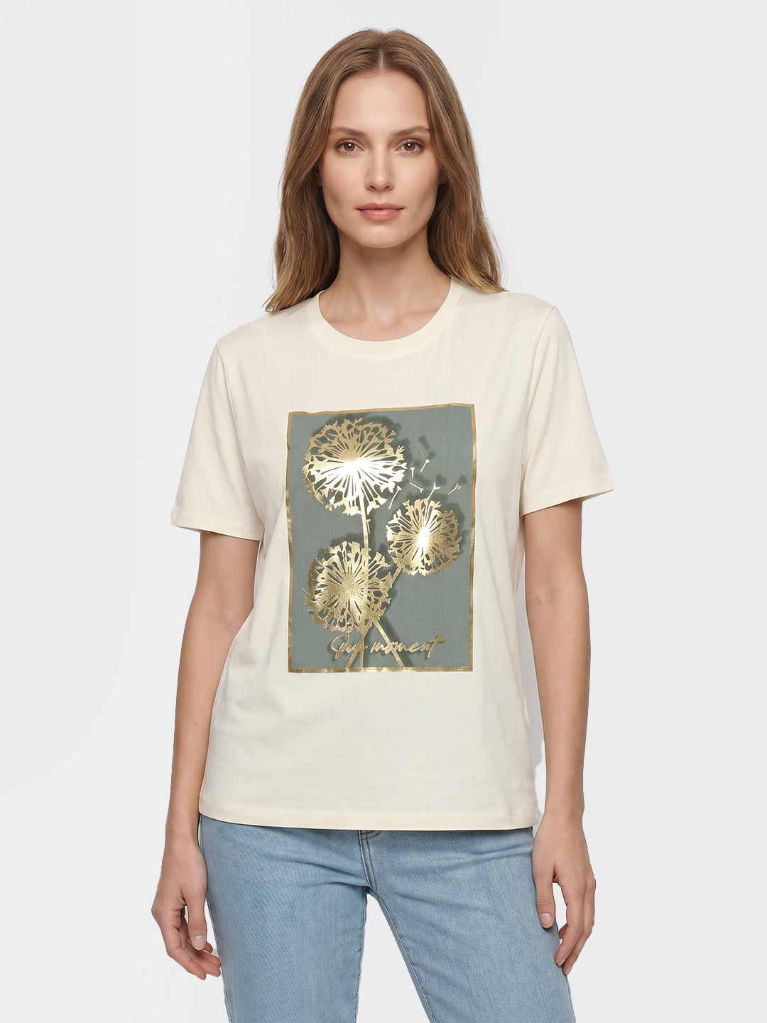 Women Ivory Graphic Tees