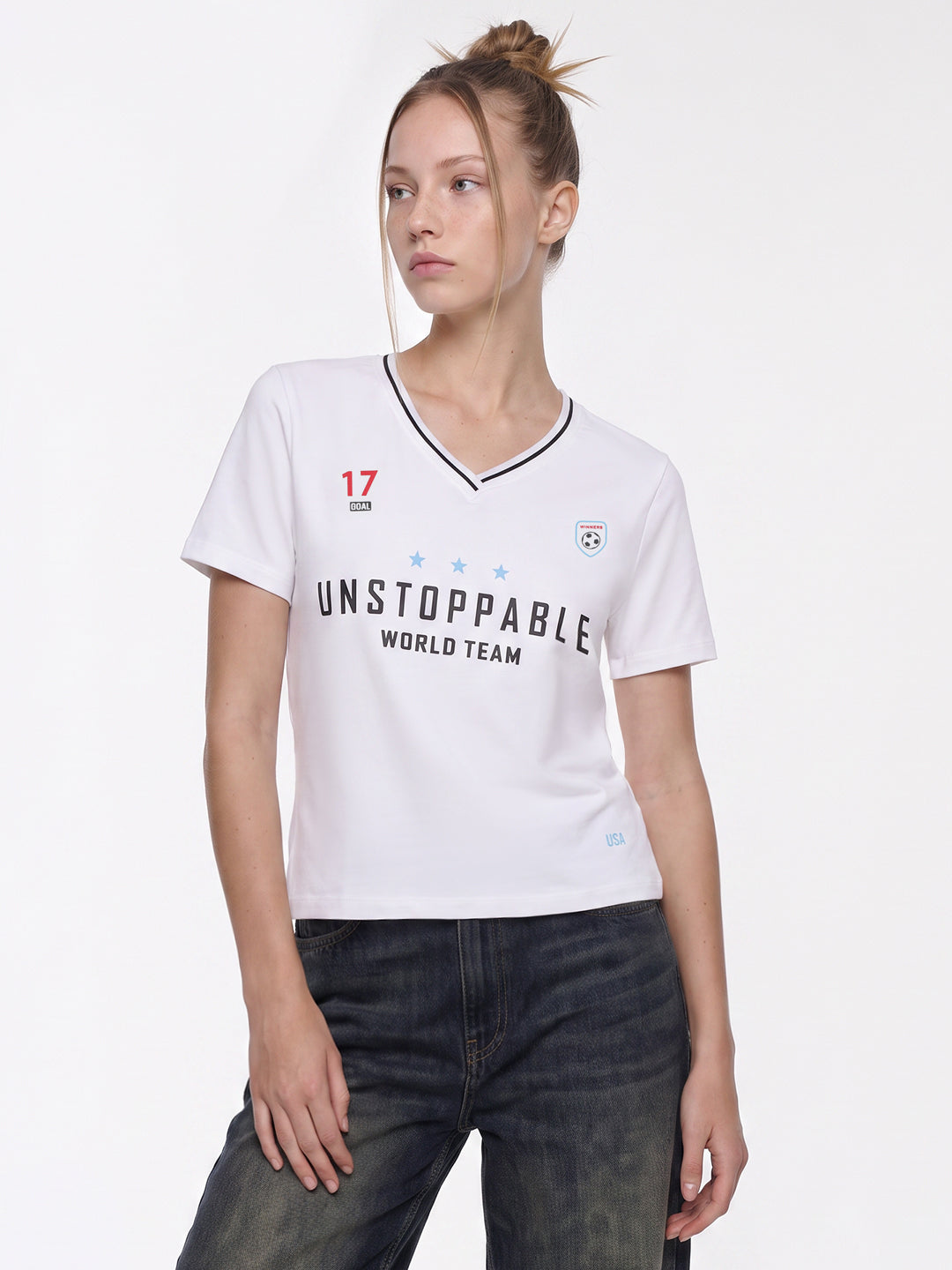 White Neo Graphic Tees