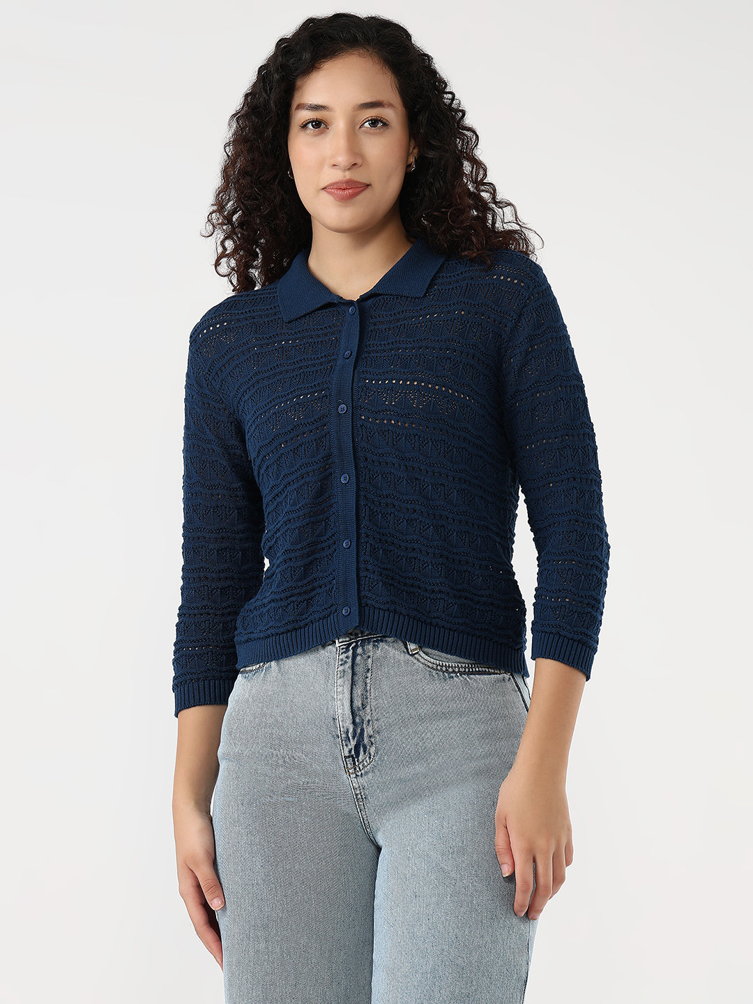 Women Airforce Slim Flat Knit Shirt