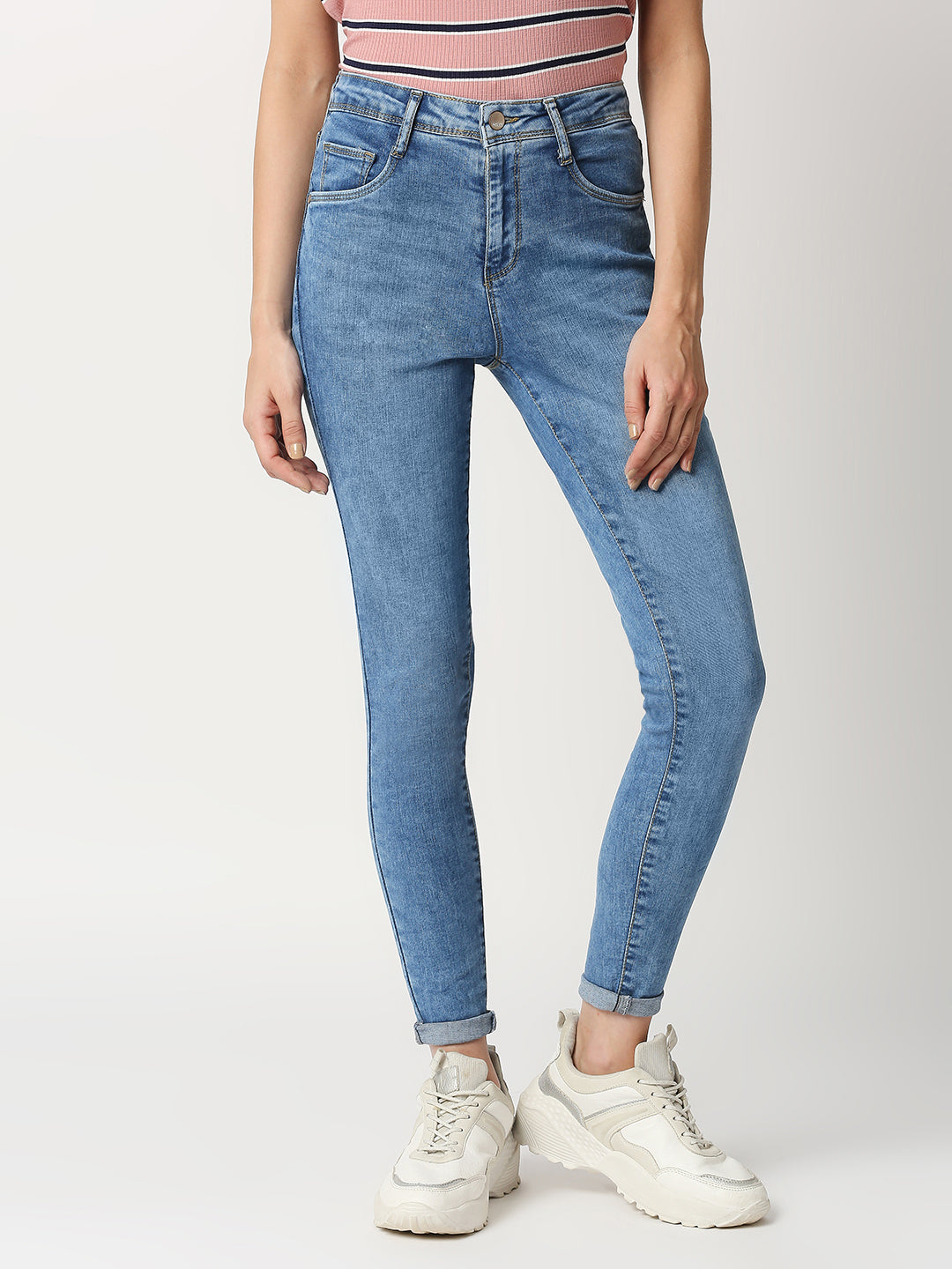 Women High-Rise Skinny Jeans
