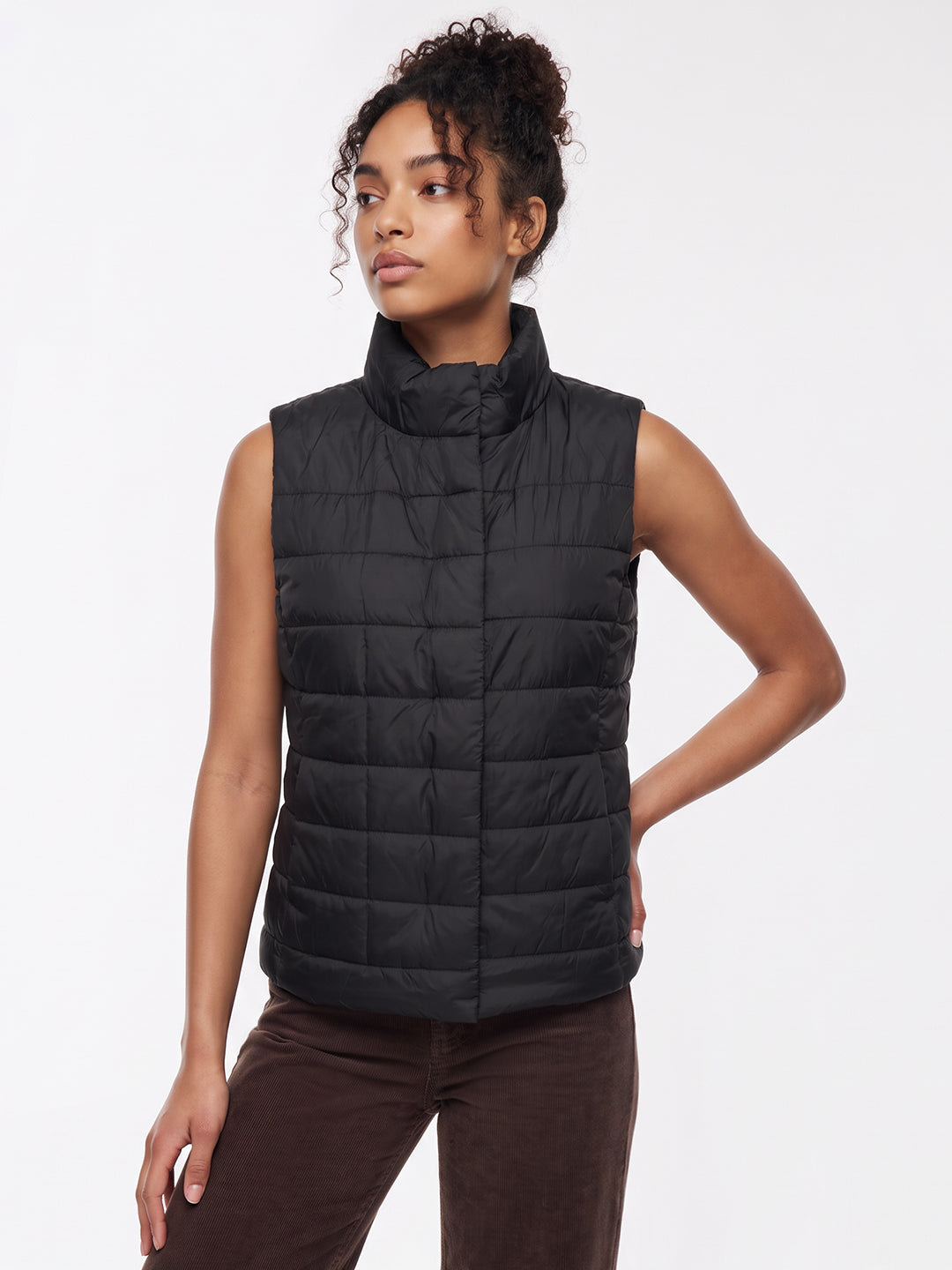 Black Winter Puffer Jacket