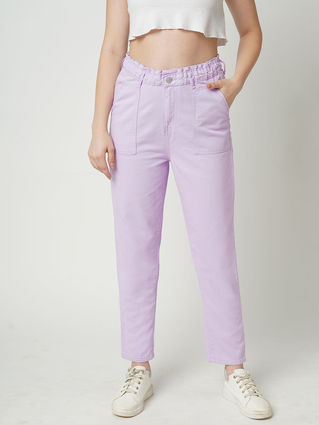 Women High-Rise Baggy Fit Jeans