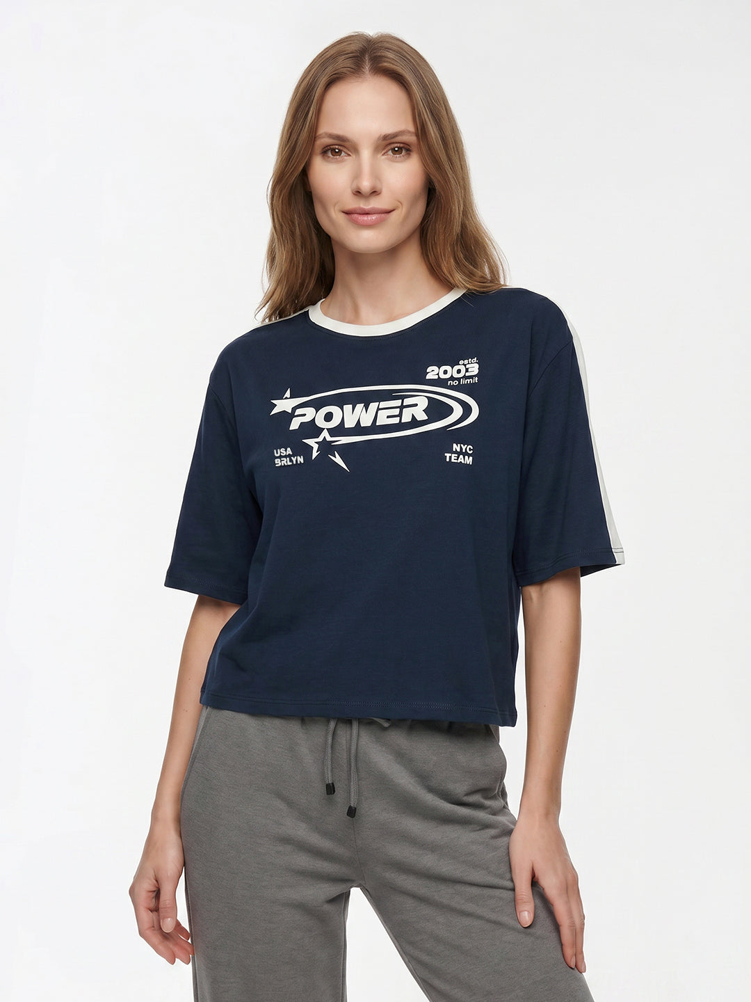 Women Airforce Graphic Genz Tees