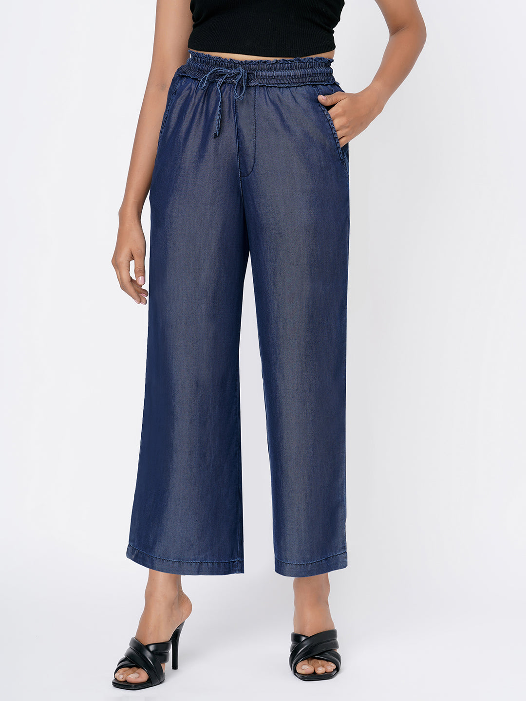 Women High-Rise Comfort Fit Culottes